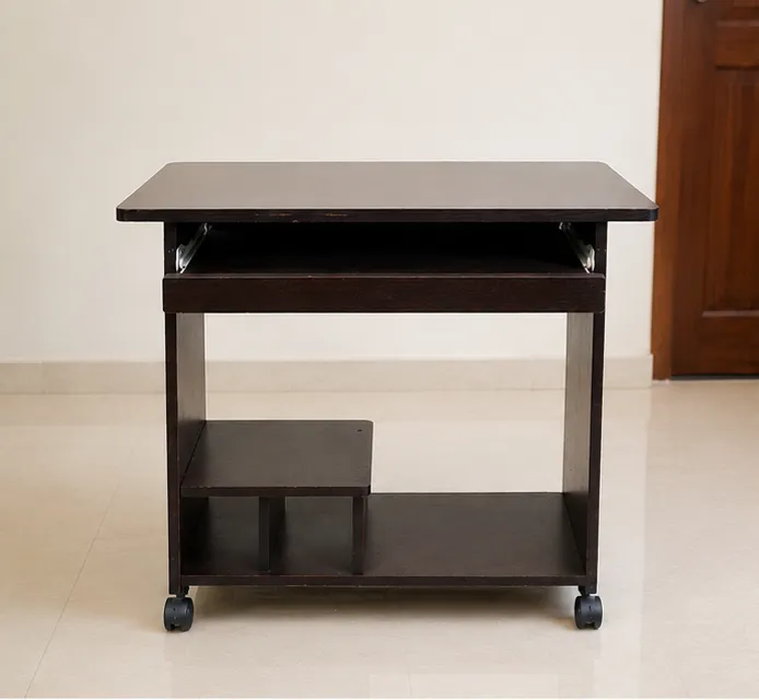 Wooden Study/Computer Table with Storage - Image 1