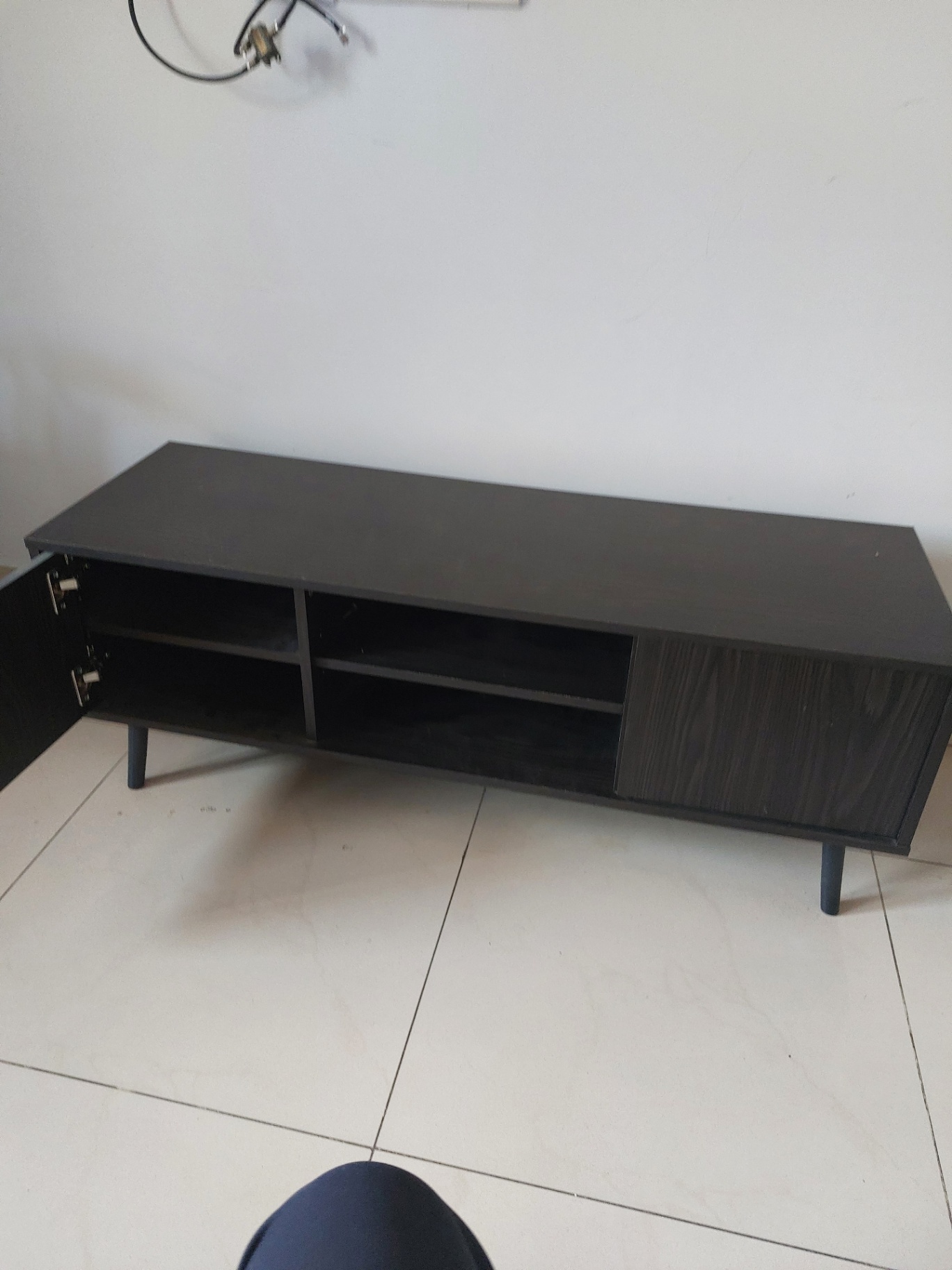 Rectangular cabinet with two small openable drawers - Image 2