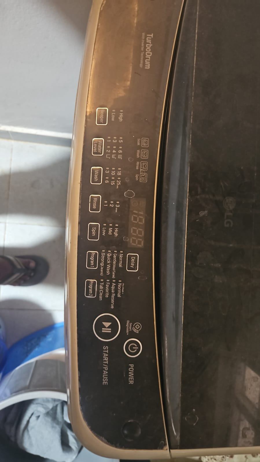 LG 6.2 Kg fully automatic top loading washing machine  - Image 2