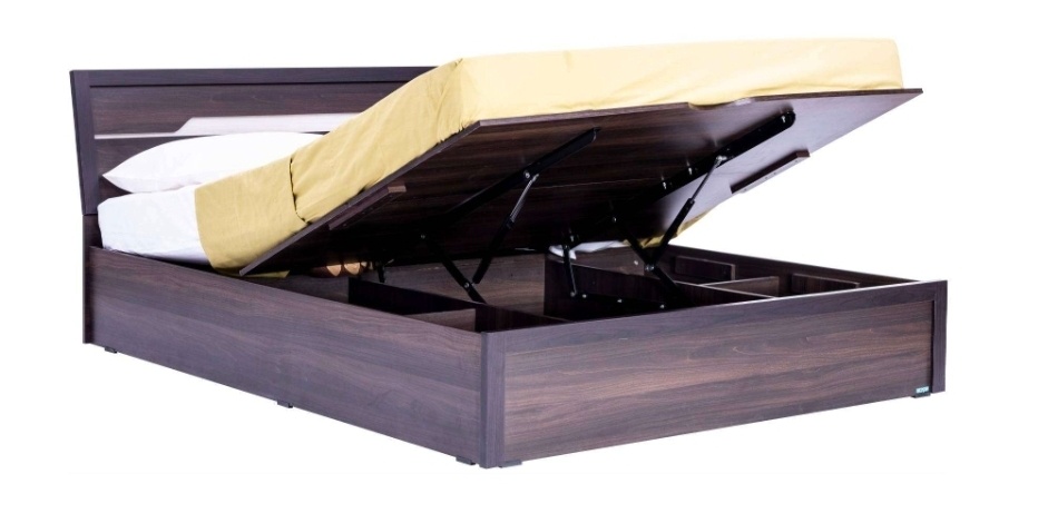 Damro King Size Bed with 3/4 Hydraulic Storage  - Image 3