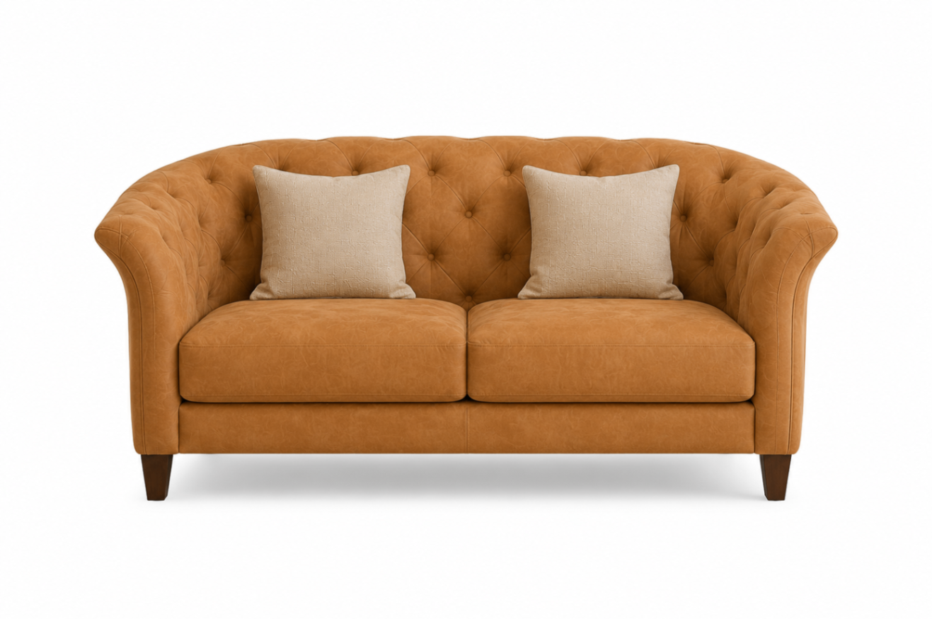 Damro 3 Seater Fabric Sofa - Image 3