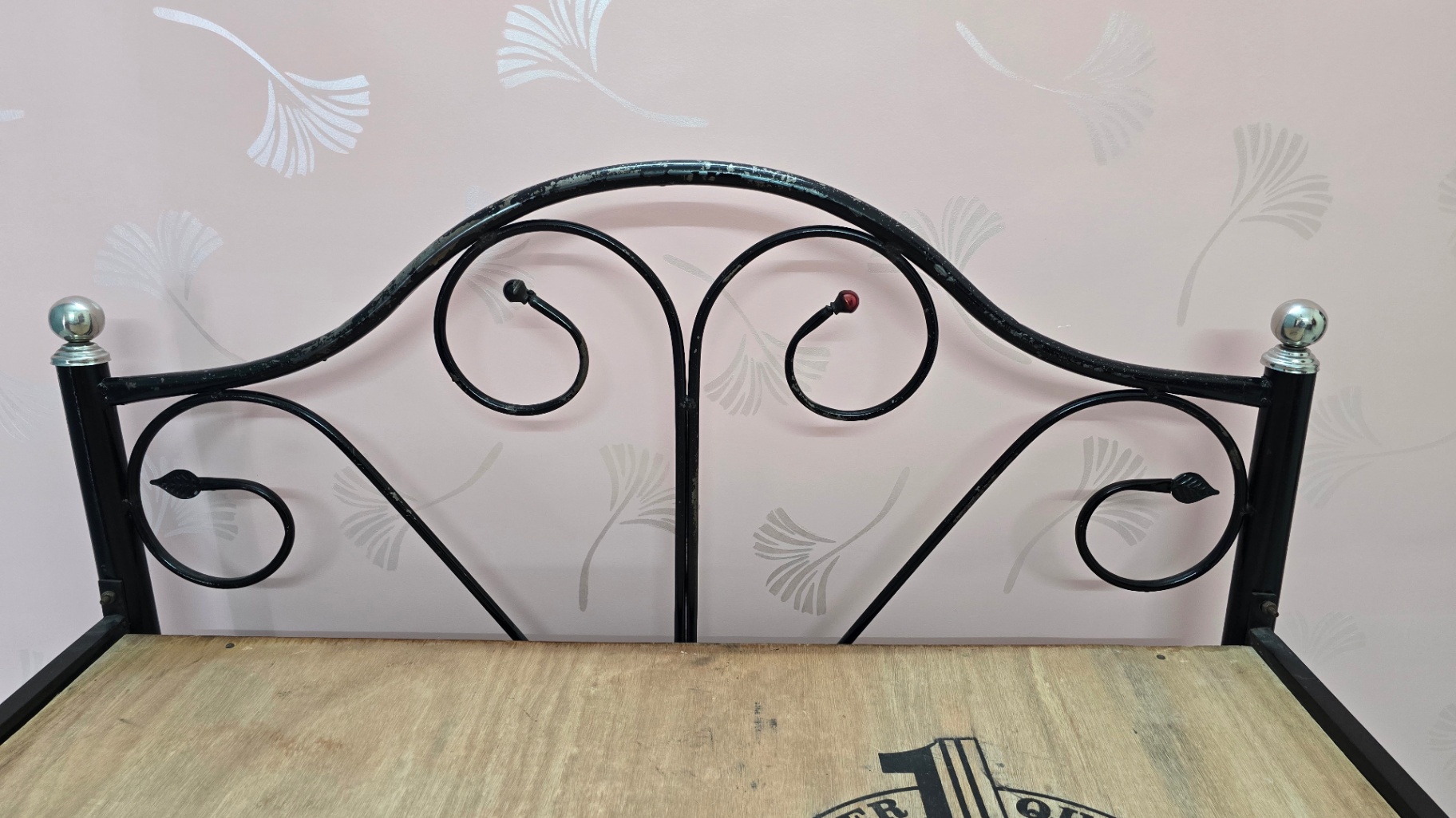 Moderately used double bed (Cot, matress and cover) - Image 1
