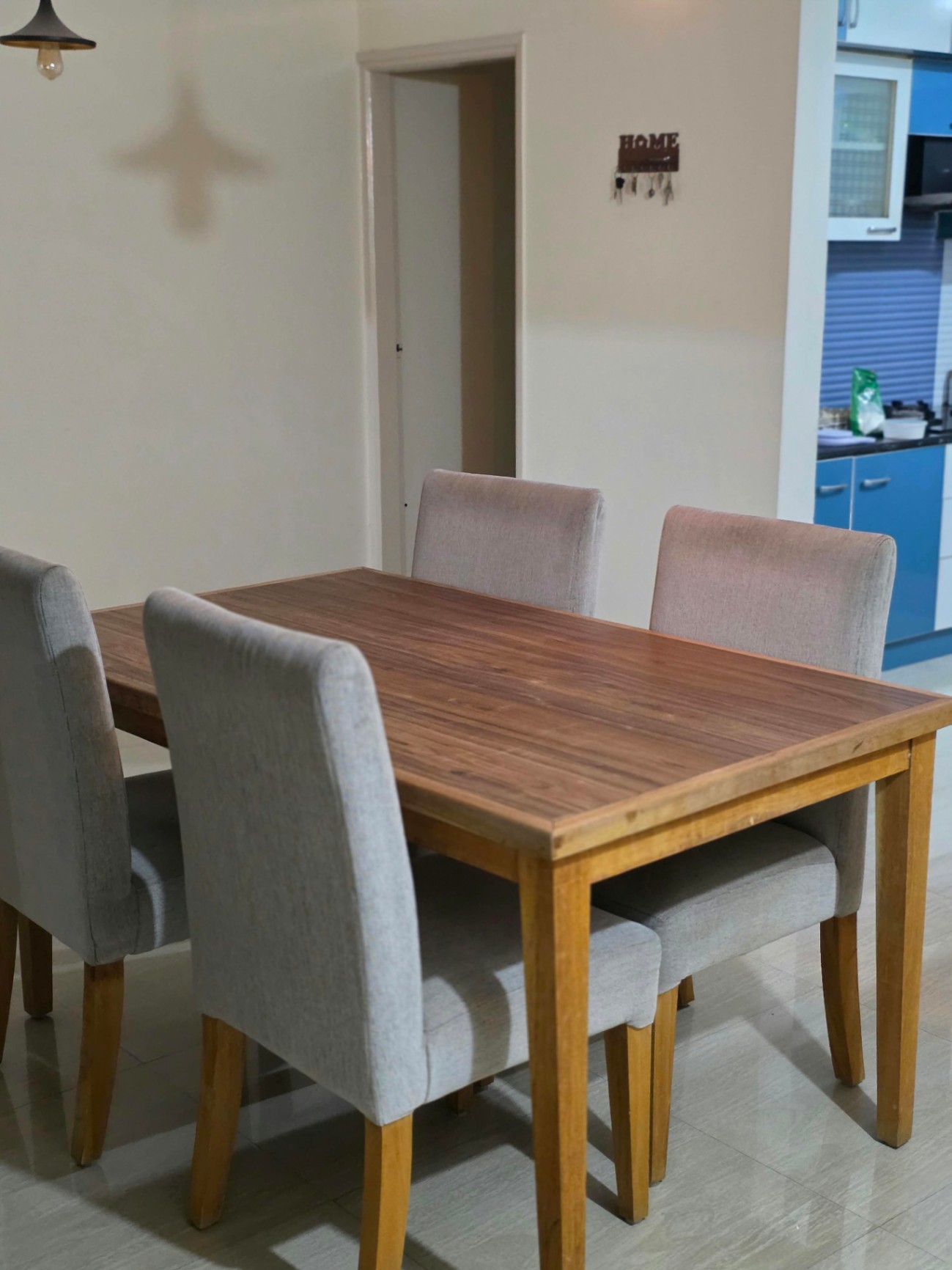 Dining set with 4 chairs - Image 3