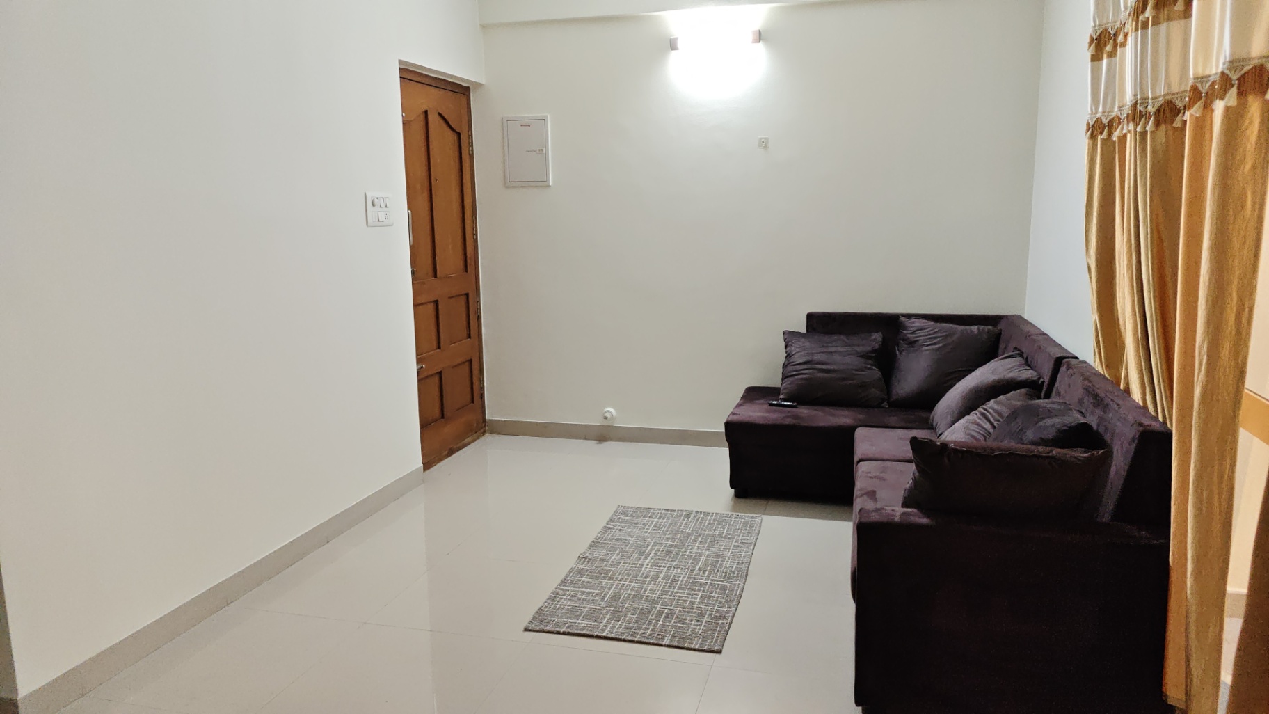 6 Seater Velvet Sofa - For Sale - Image 1