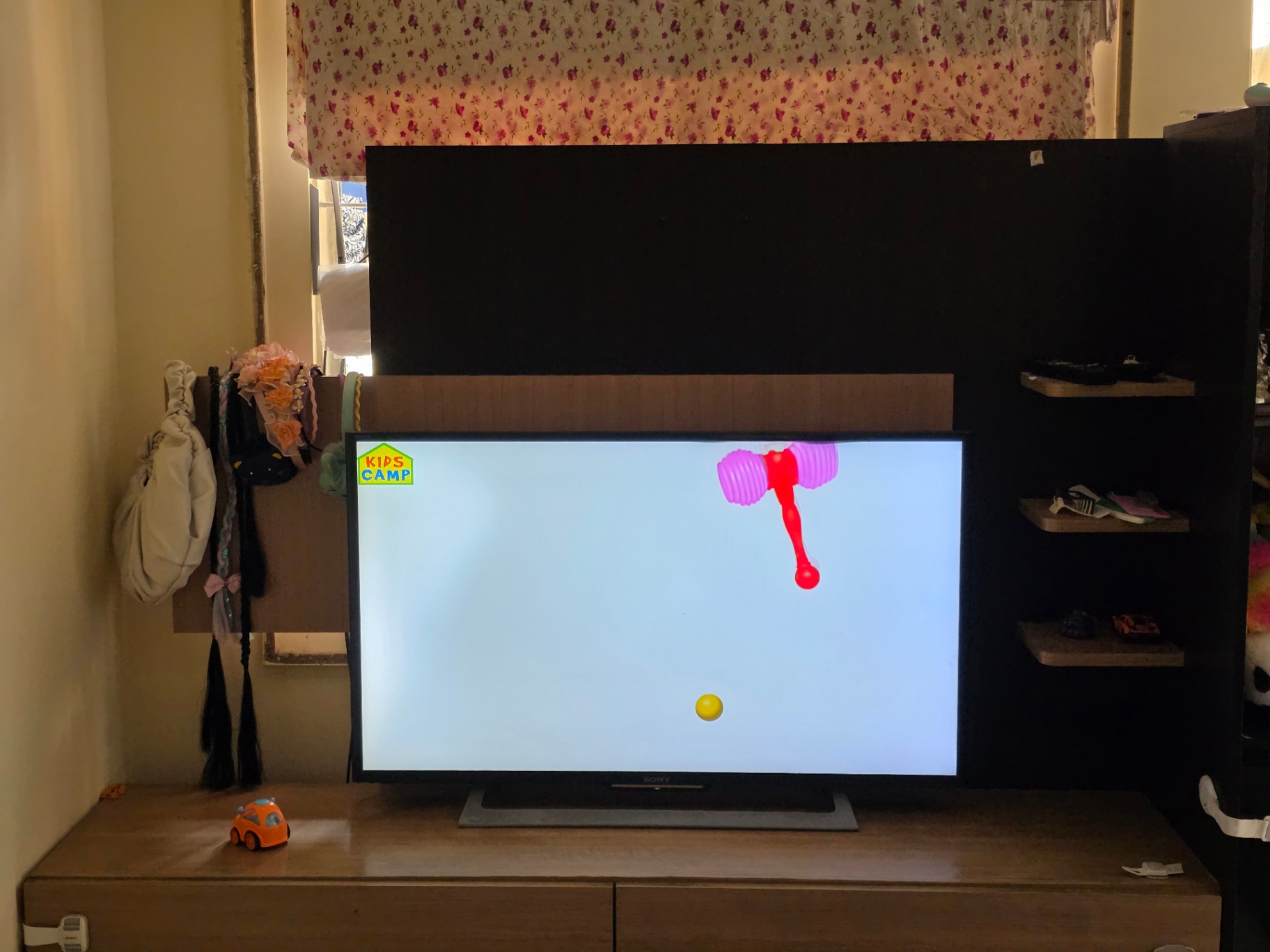 Compact TV Unit with side and bottom storage - Image 2