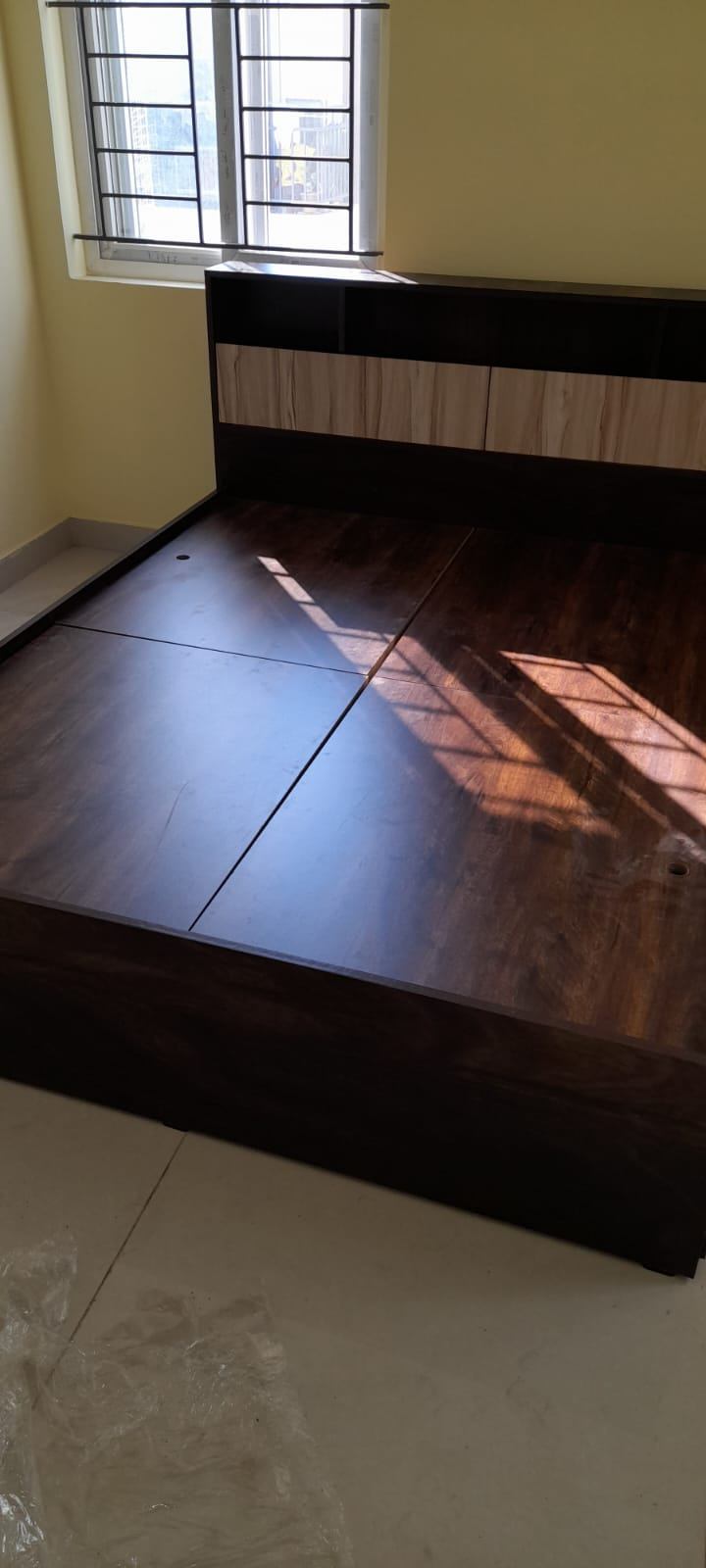 Queen Bed and mattress  - Image 3