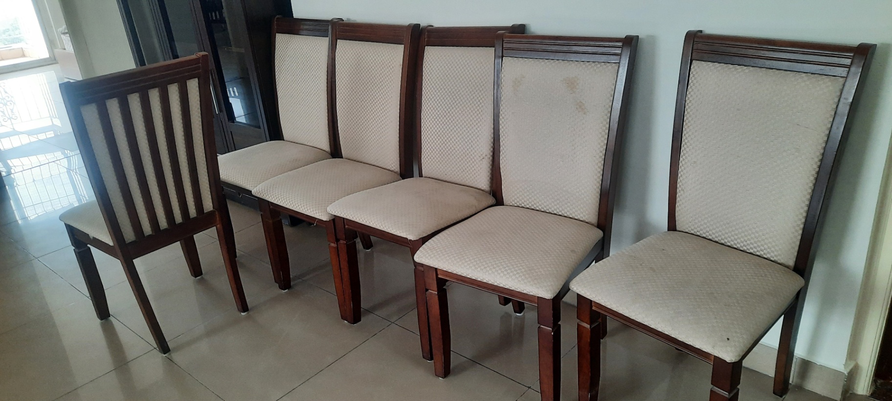 Set of 6 dining chairs - Image 2