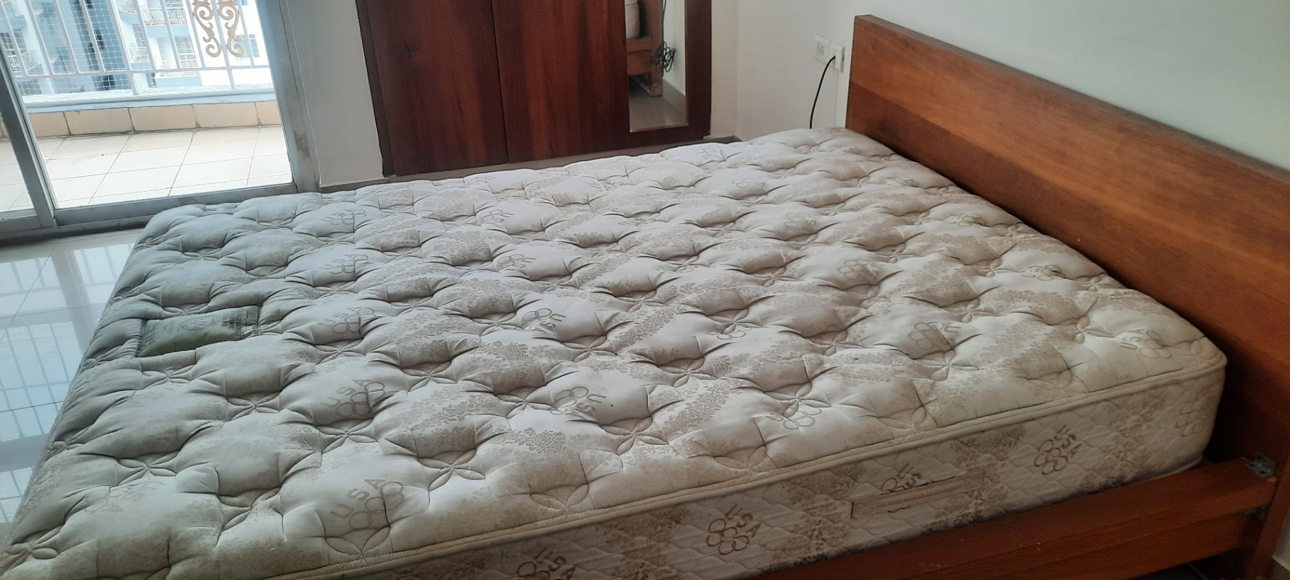 Queen size ikea bed and mattress - Image 3