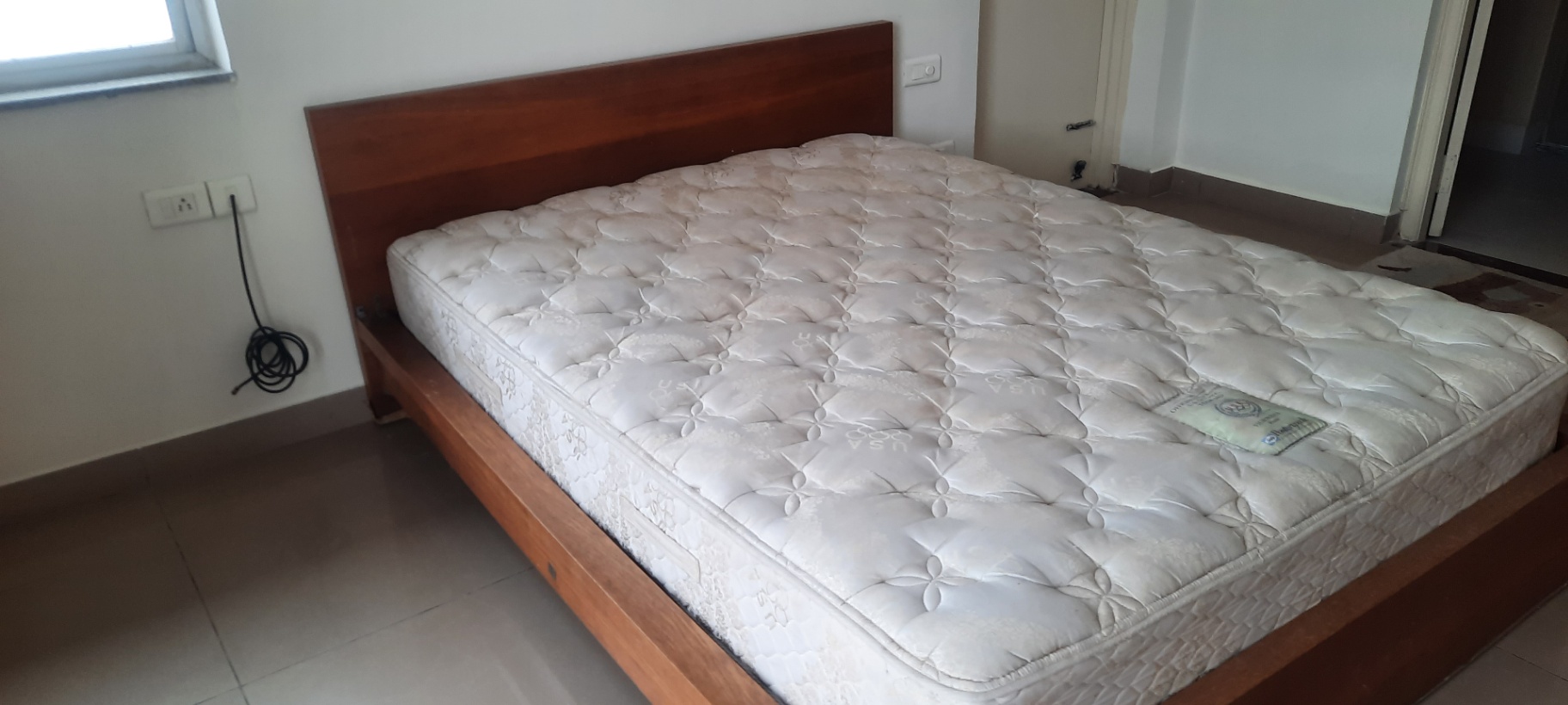 Queen size ikea bed and mattress - Image 2