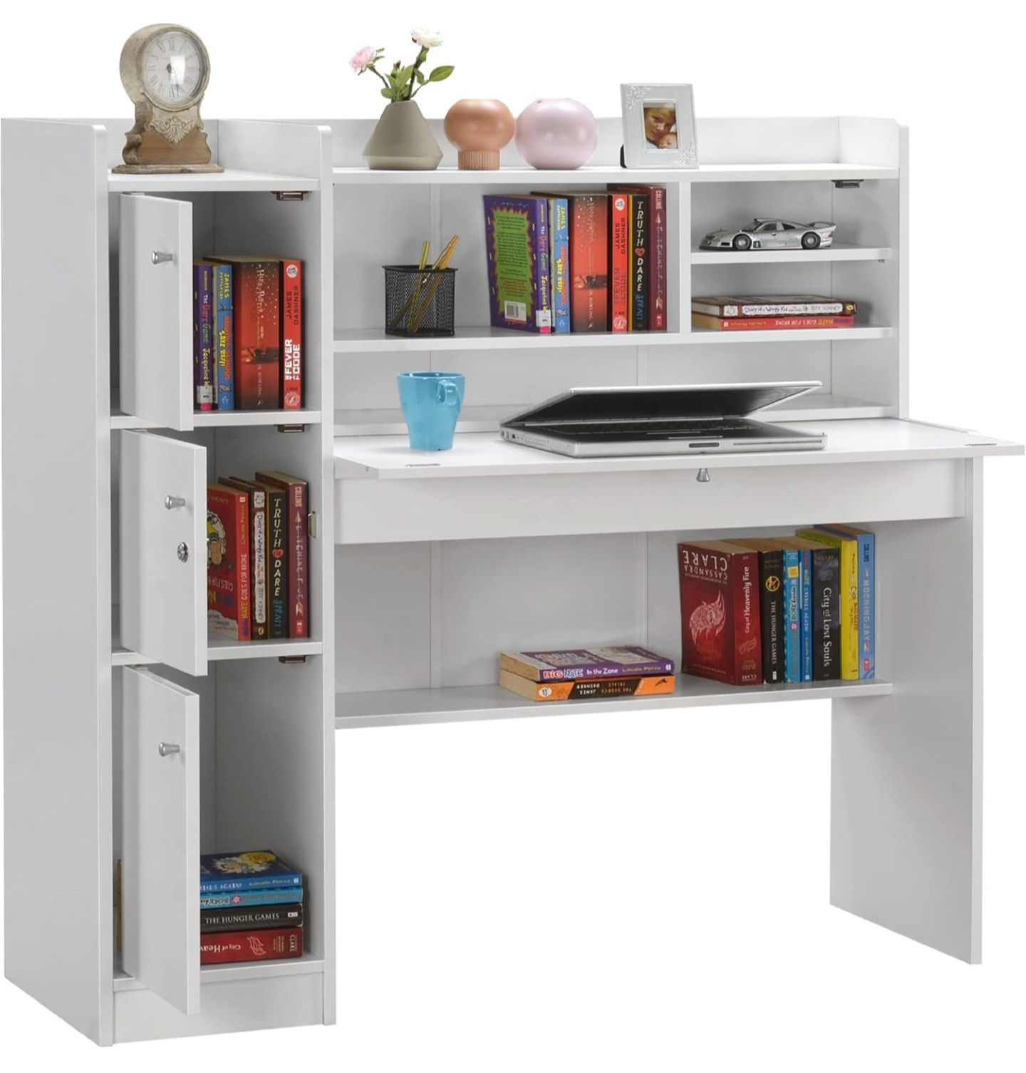 Wooden Study Table white - Image 5