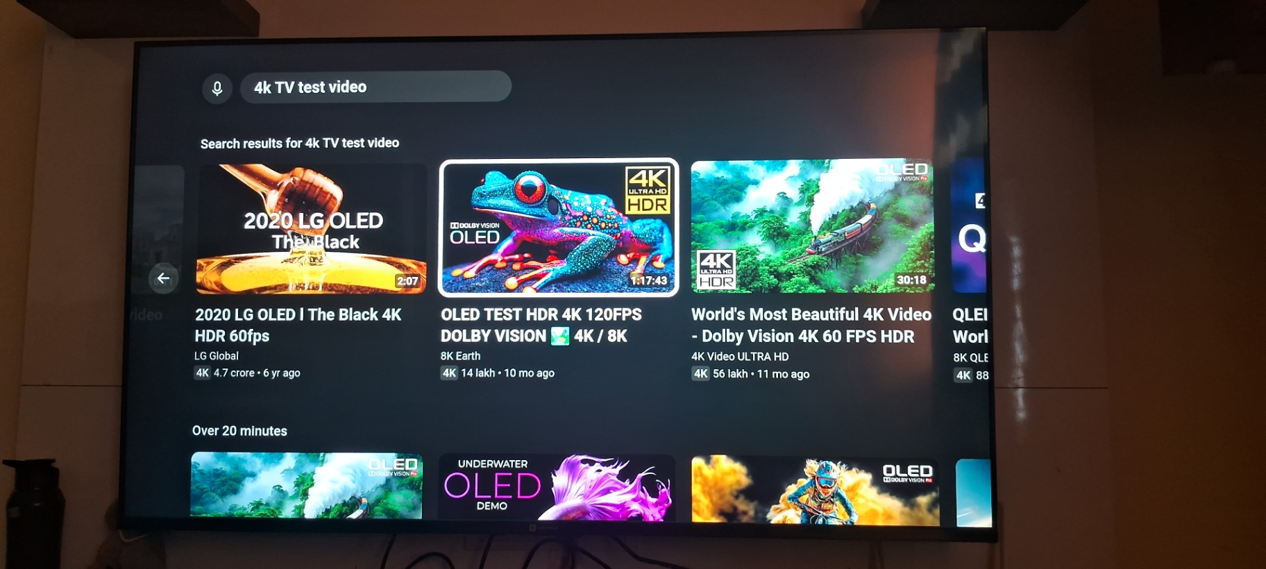 55inch, realme Realtek smart Google tv. QLed 4k - Image 4