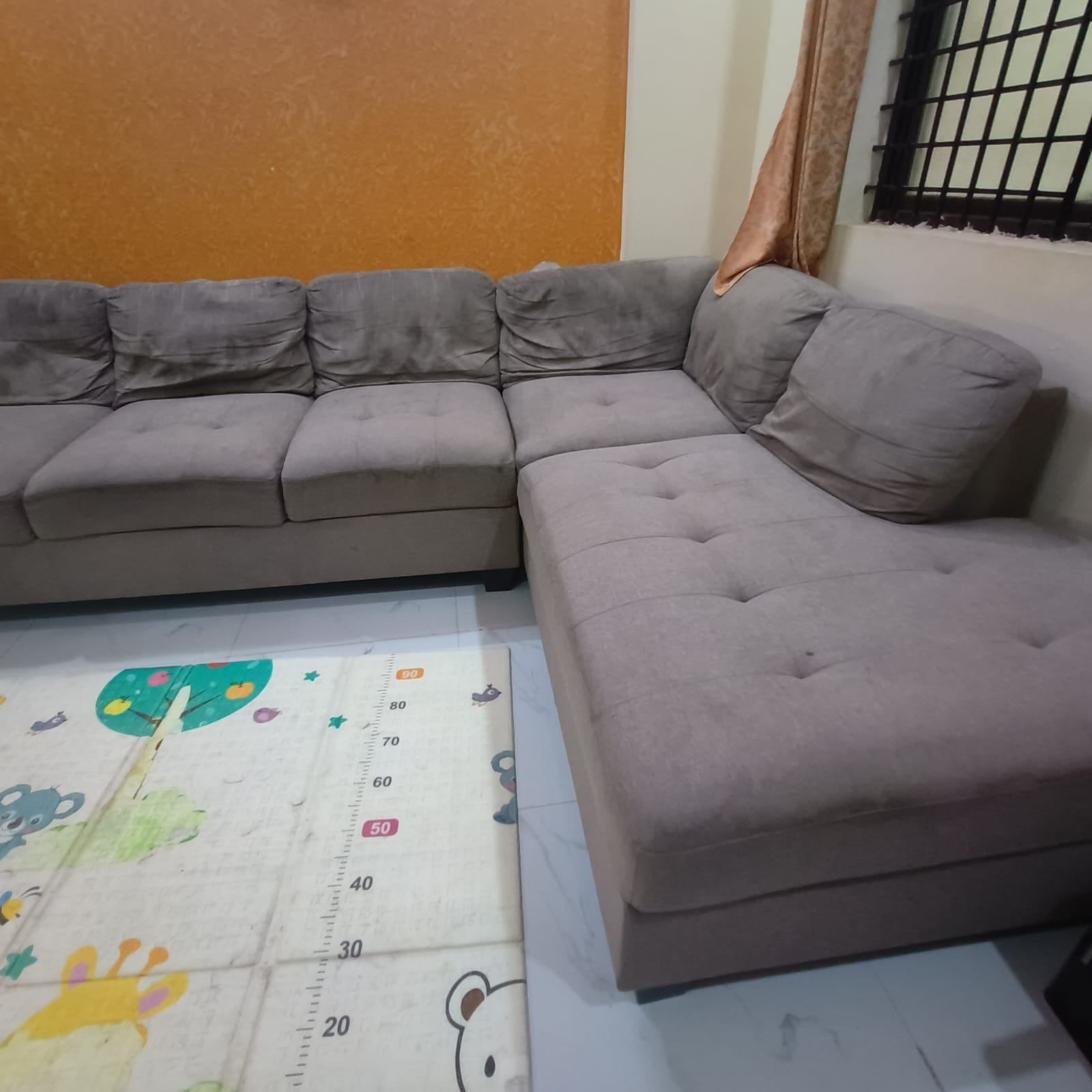 Evok brand l shape moderately sofa available for sale - Image 1