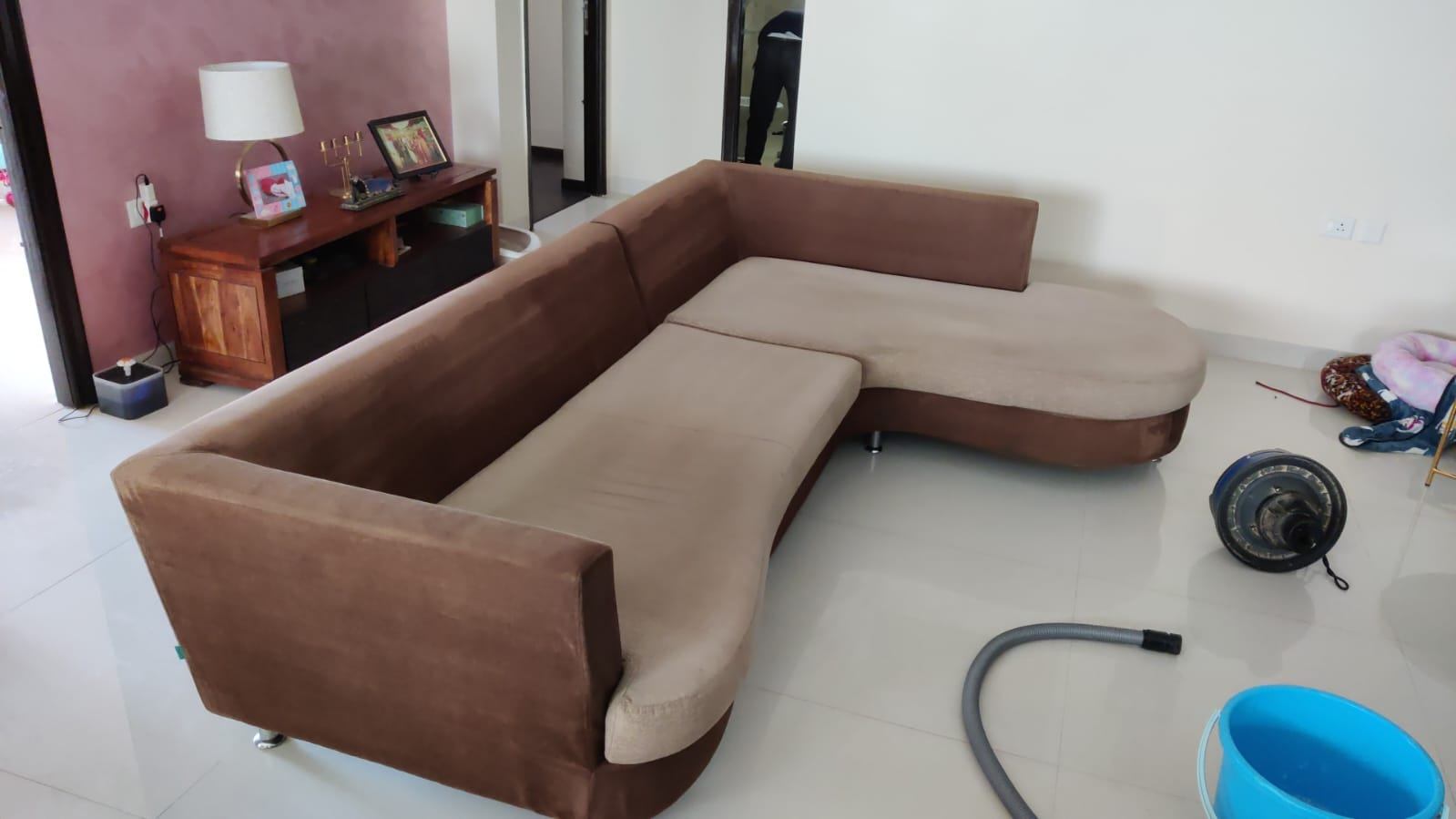 Damro L shaped sofa in good condition  - Image 1