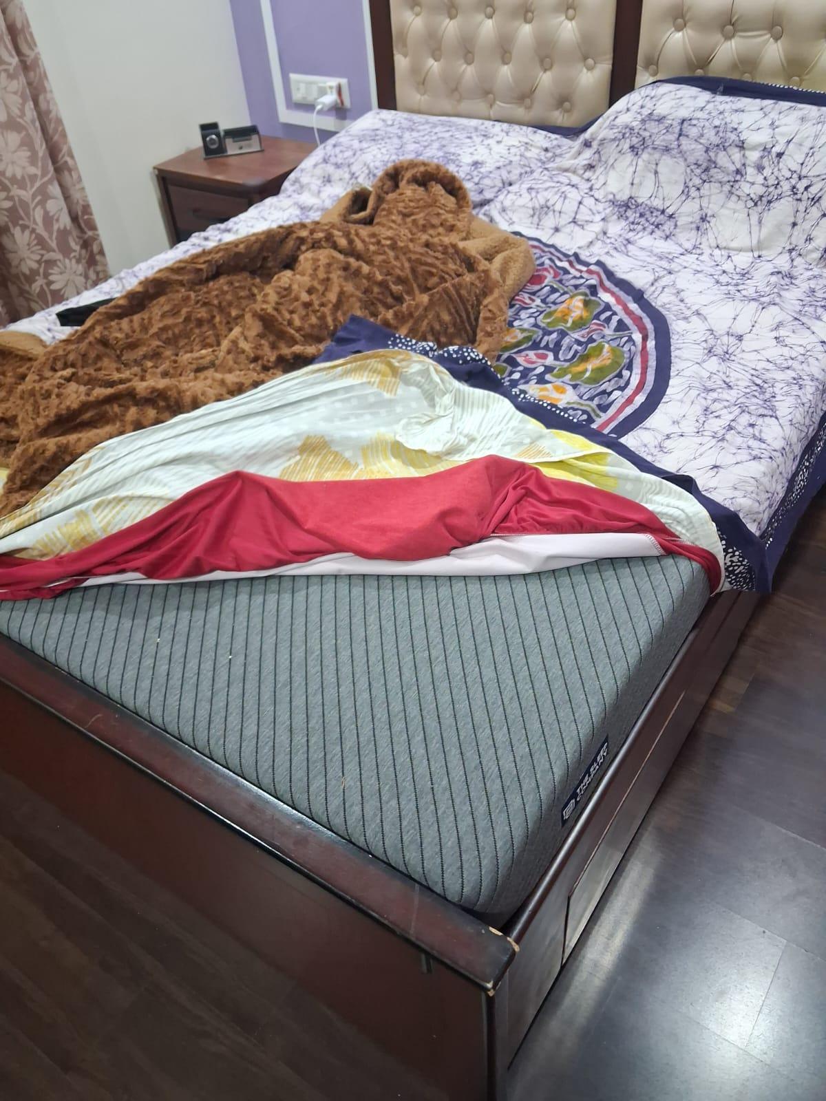 Sleep Company Queen Sized mattress Smart Grid Ortho Matress  - Image 1