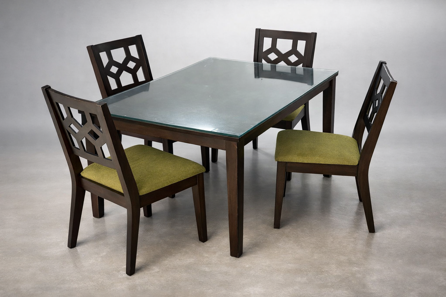 Dinning Table with 4 Chairs - Image 3