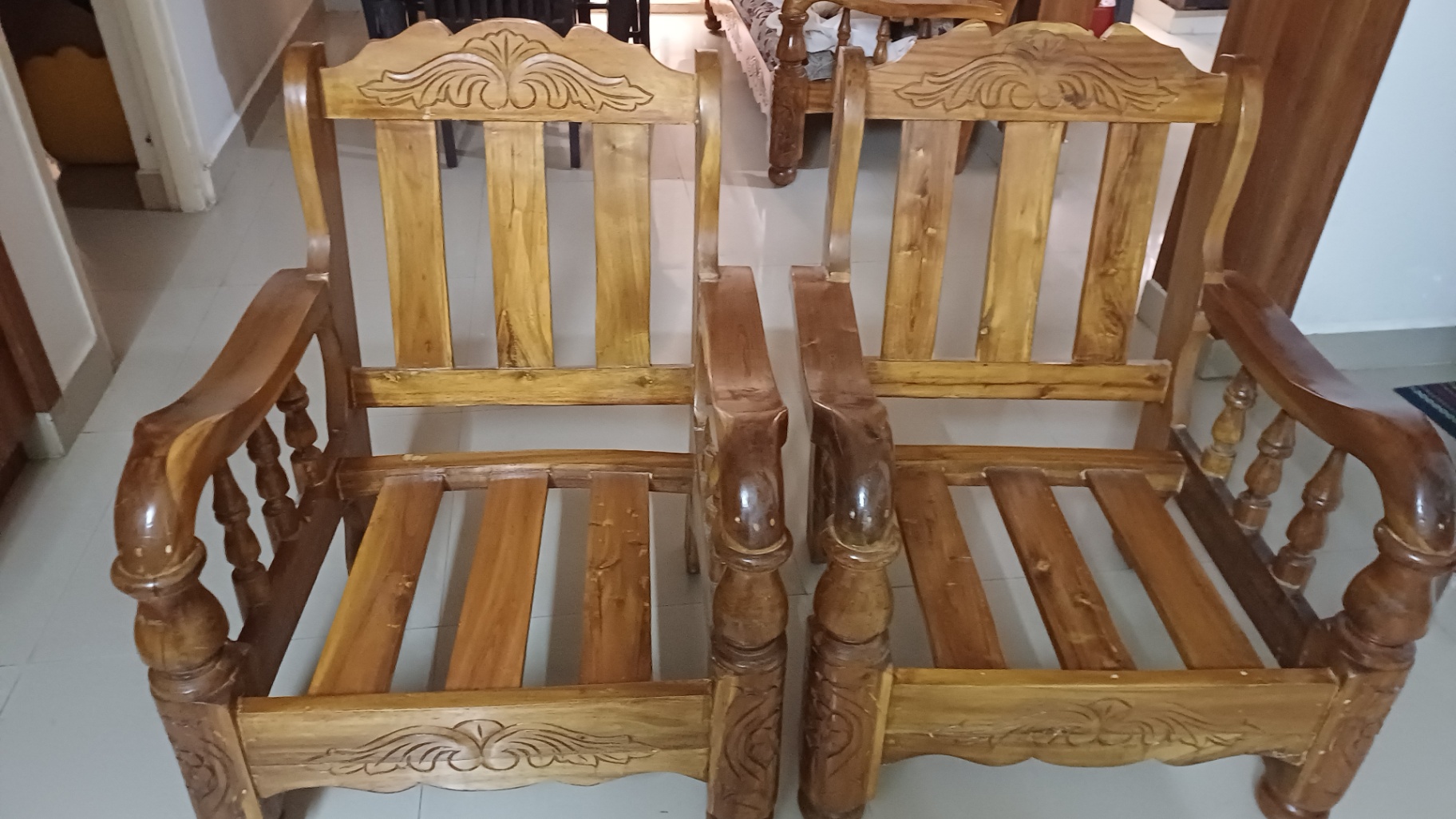 Teak wood Sofa set  - Image 2