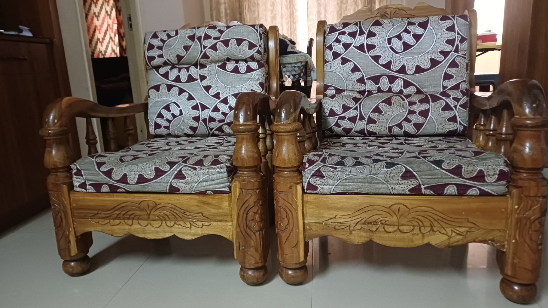 Teak wood Sofa set  - Image 1