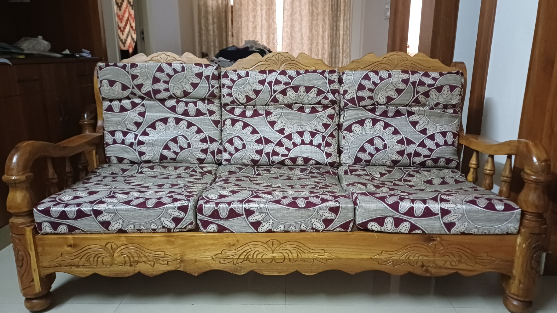 Teak wood Sofa set  - Image 4