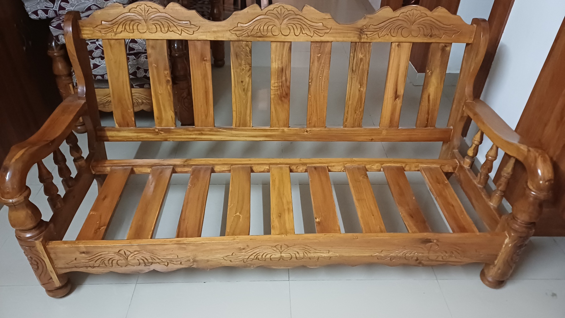 Teak wood Sofa set  - Image 3