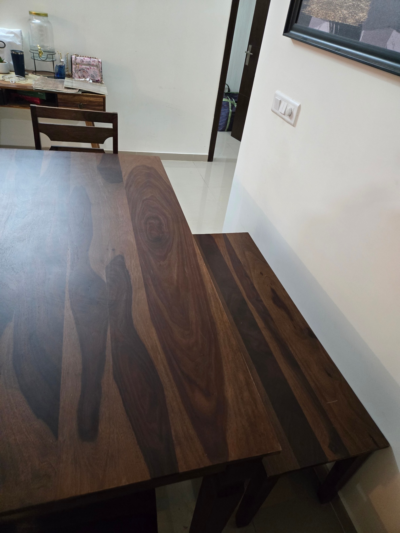 Sheesham wood 6 seater - Image 1