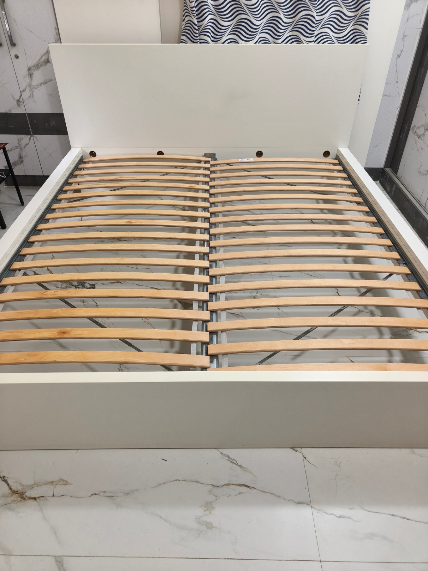 IKEA Malm king size bed with wakefit 8 inches ErgoTech Latex mattress - Image 8