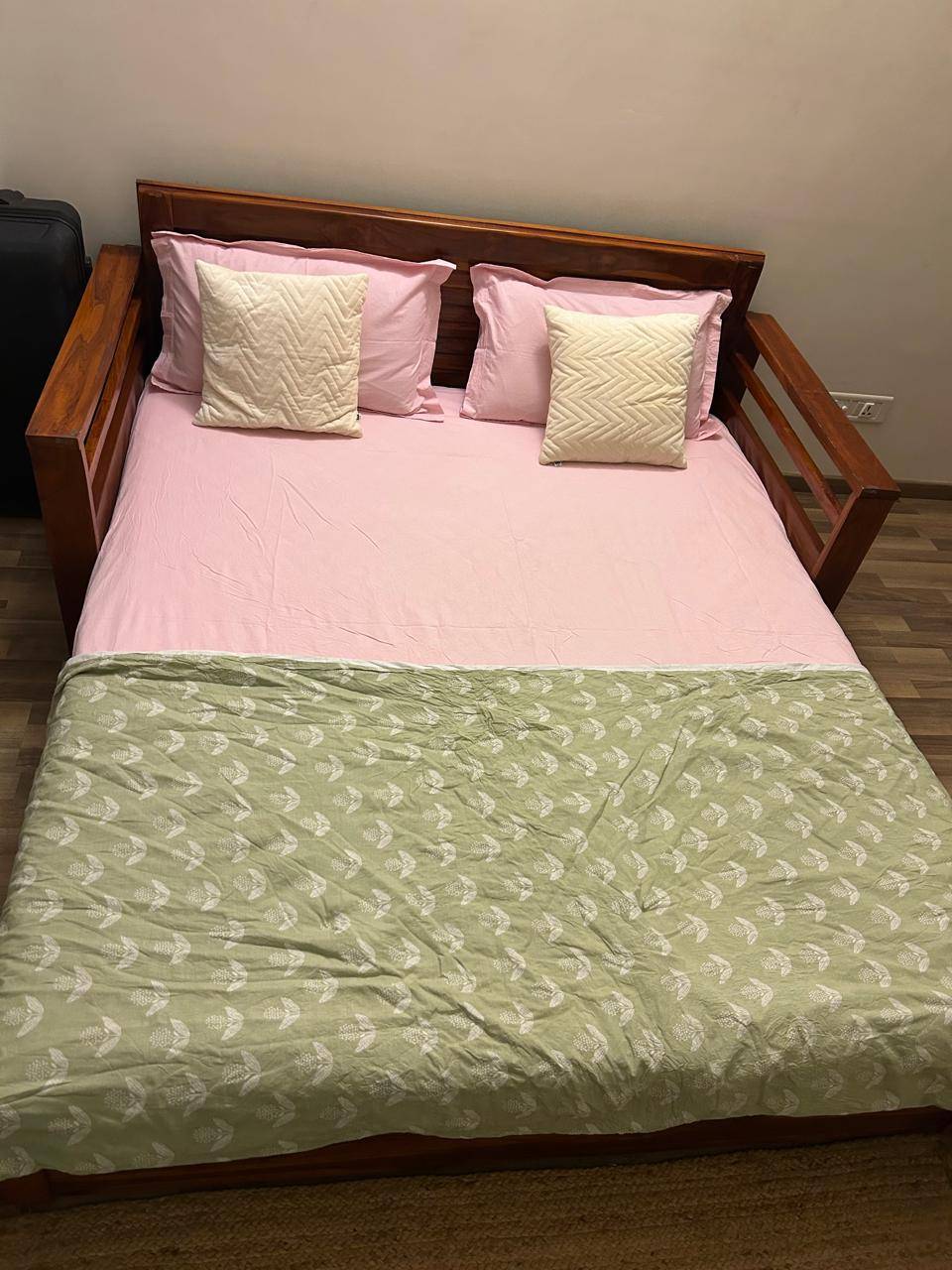 Solid Wood Sofa Cum Bed - Image 2