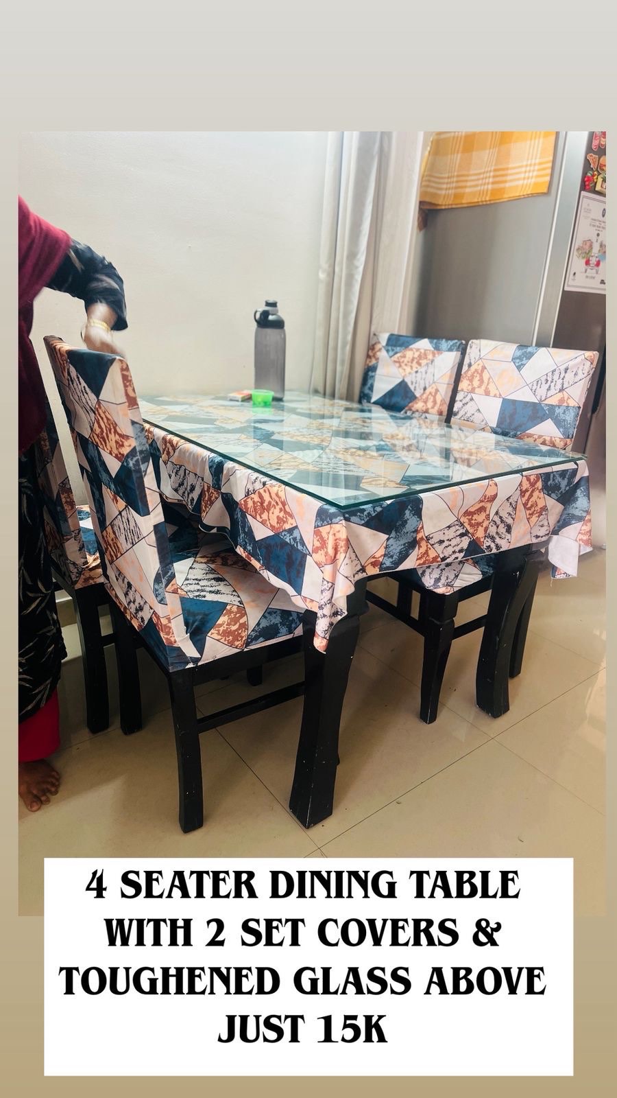 4 seater Dining table - Image 1