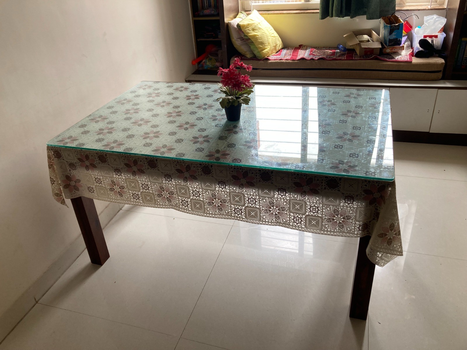 Premium Damro Solid Wood 6-Seater Table – Excellent Condition | Table Only - Image 3