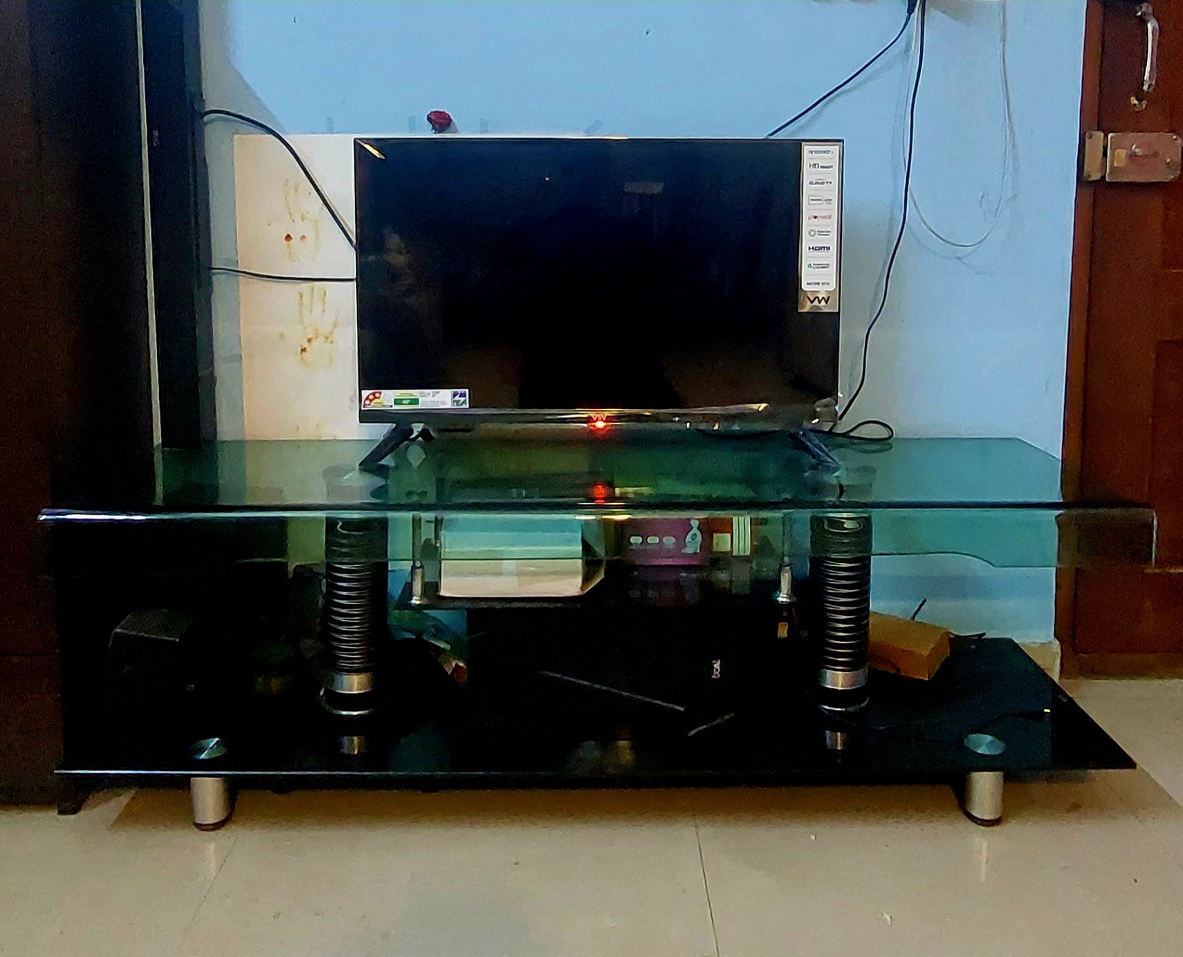 TV Stand - Glass - Image 1
