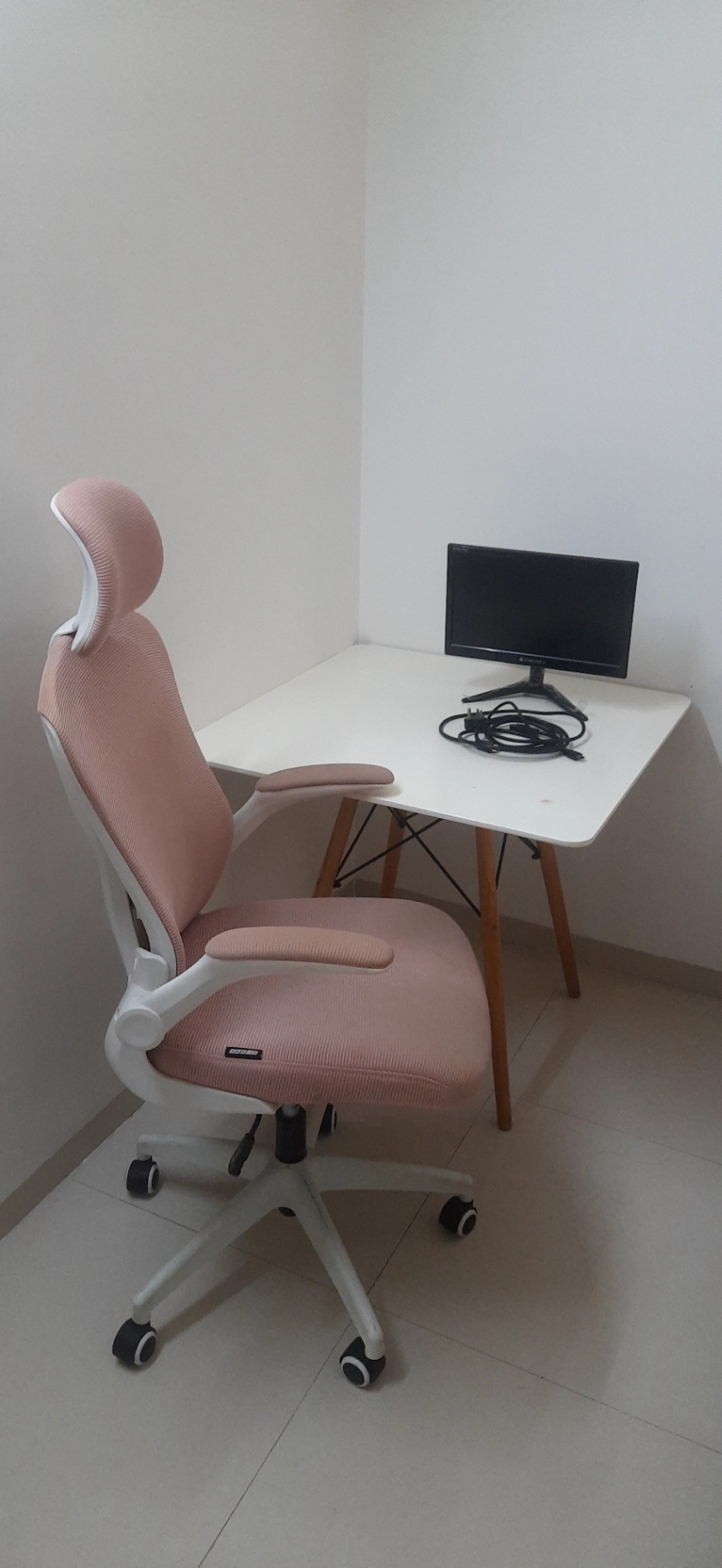 WFH setup includes chairs, table, monitor etc.. - Image 1