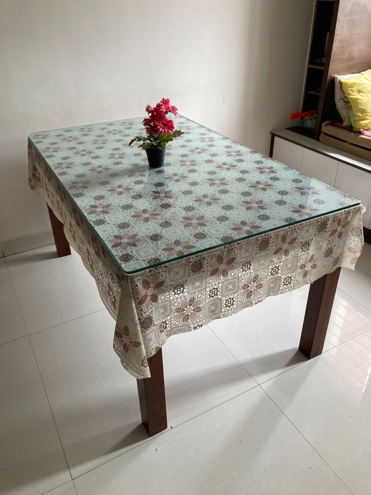 Premium Damro Solid Wood 6-Seater Table – Excellent Condition | Table Only - Image 2