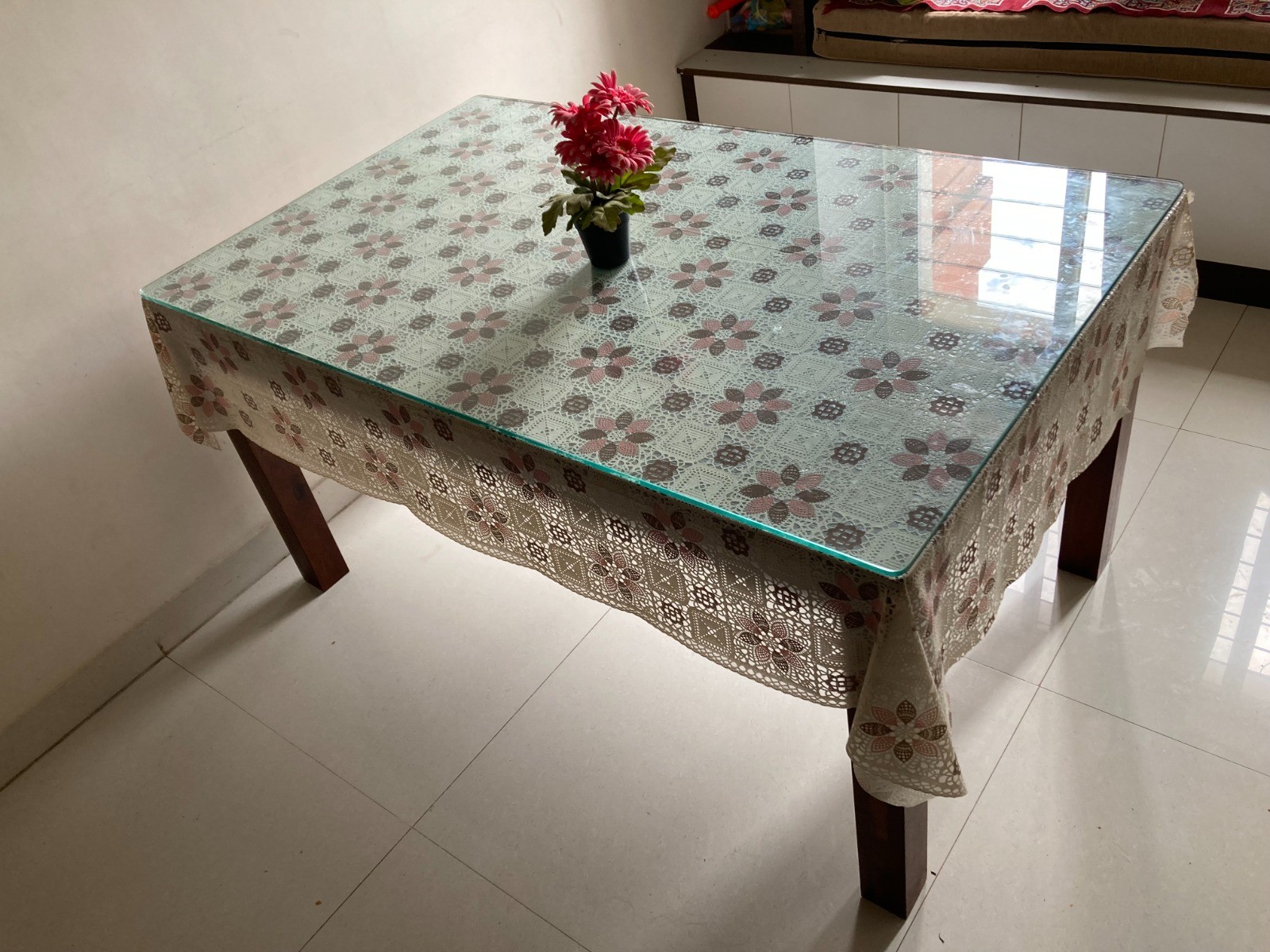 Premium Damro Solid Wood 6-Seater Table – Excellent Condition | Table Only - Image 1