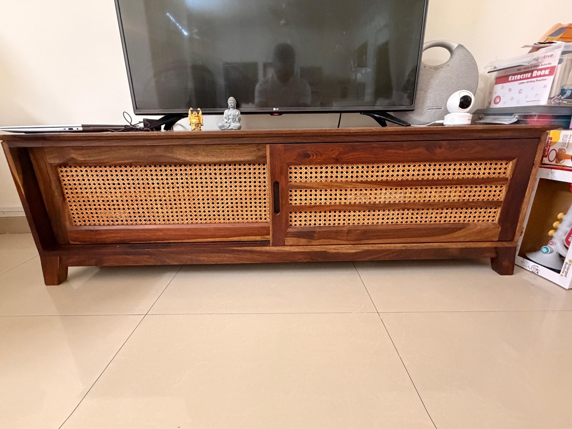 Wooden Sheesham TV unit - Image 5