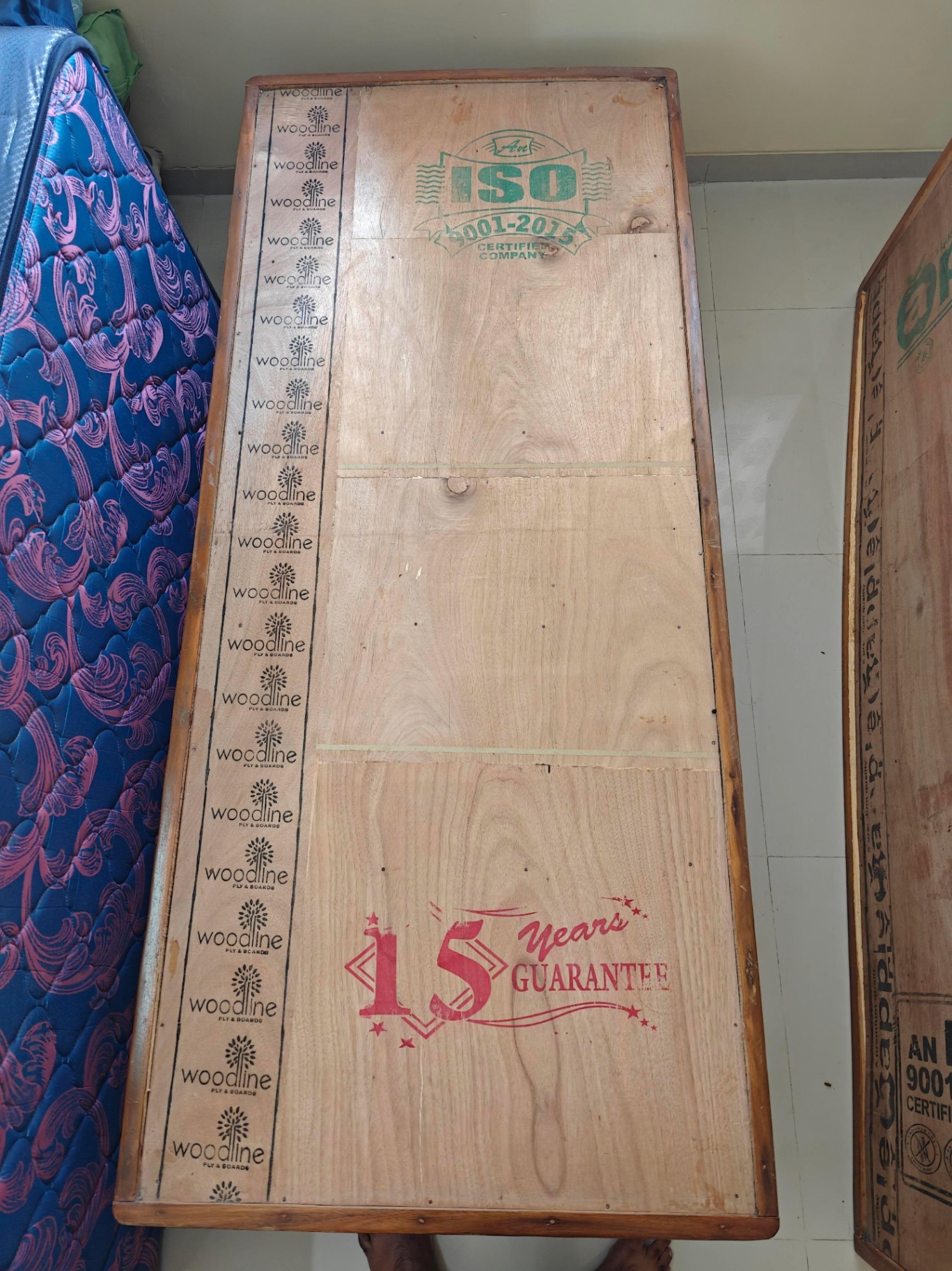Selling 2 single wooden beds with mattresses + 1 Sattva XXXL bean bag as a combo deal. - Image 9