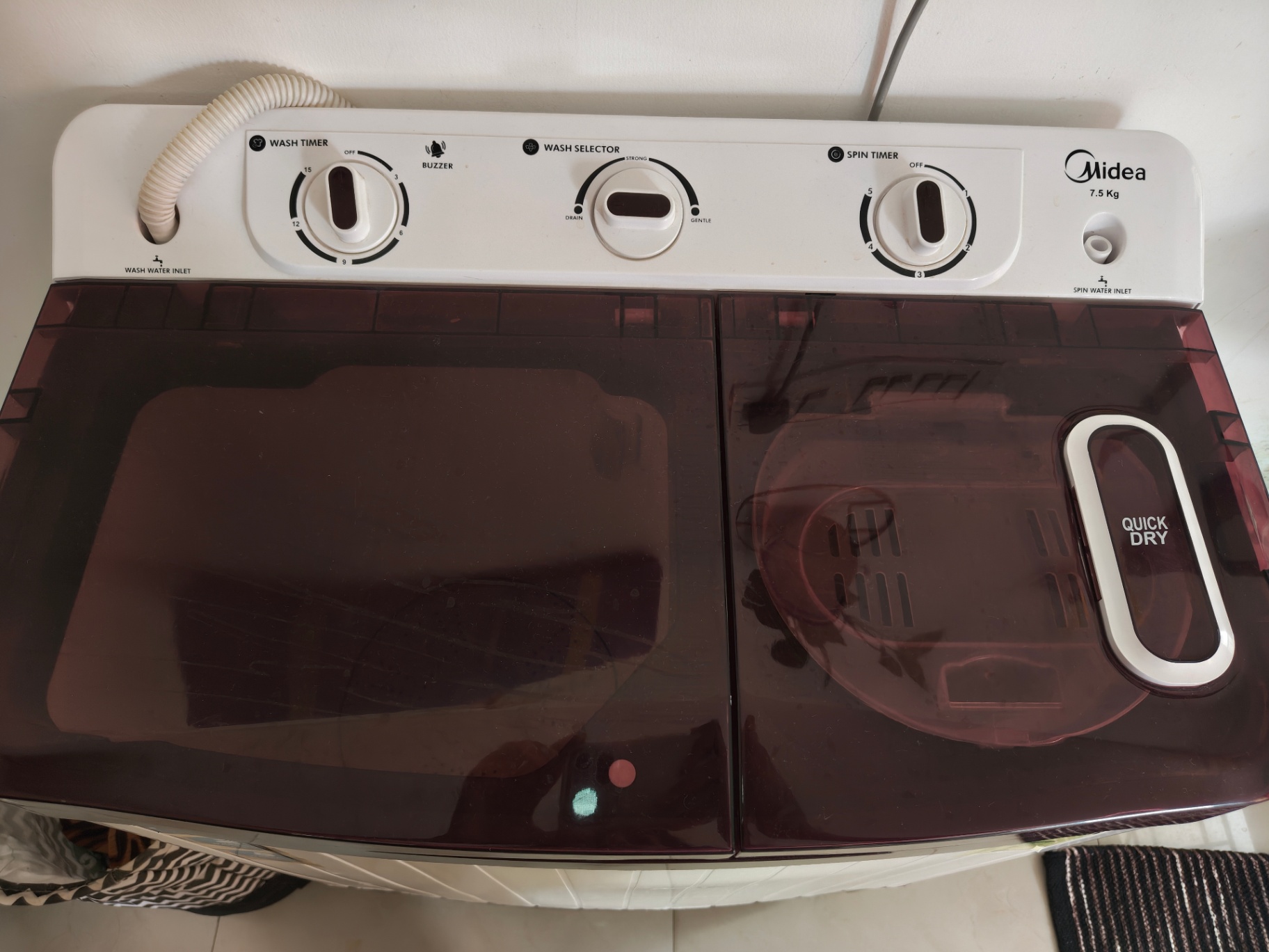 Midea MWMSA075PPG(MW) 7.5kg Top Load Washing Machine - Image 2