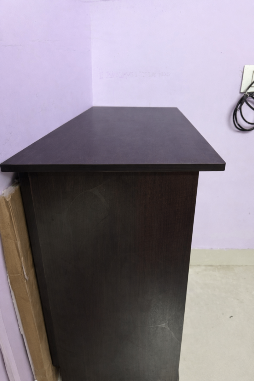 Study Table – Engineered Wood (Dark Brown) - Image 3