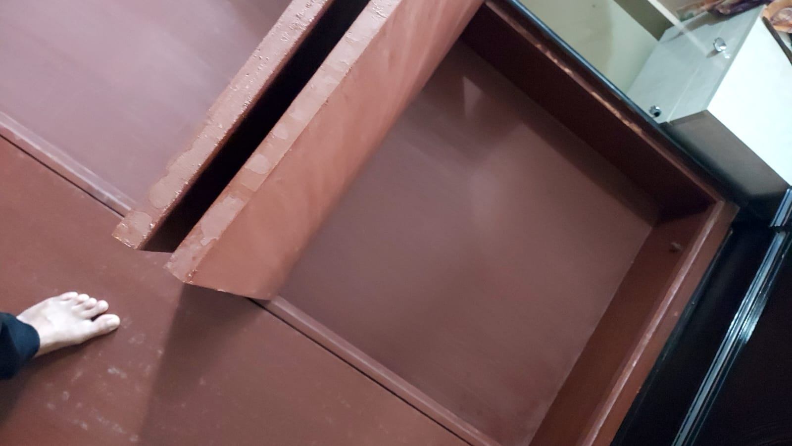King size bed with storages for sale - Image 5