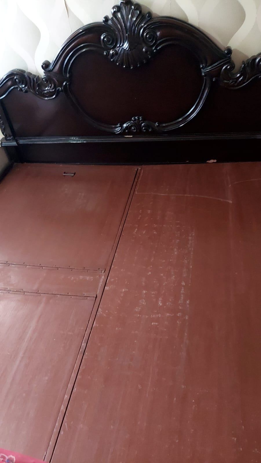 King size bed with storages for sale - Image 3