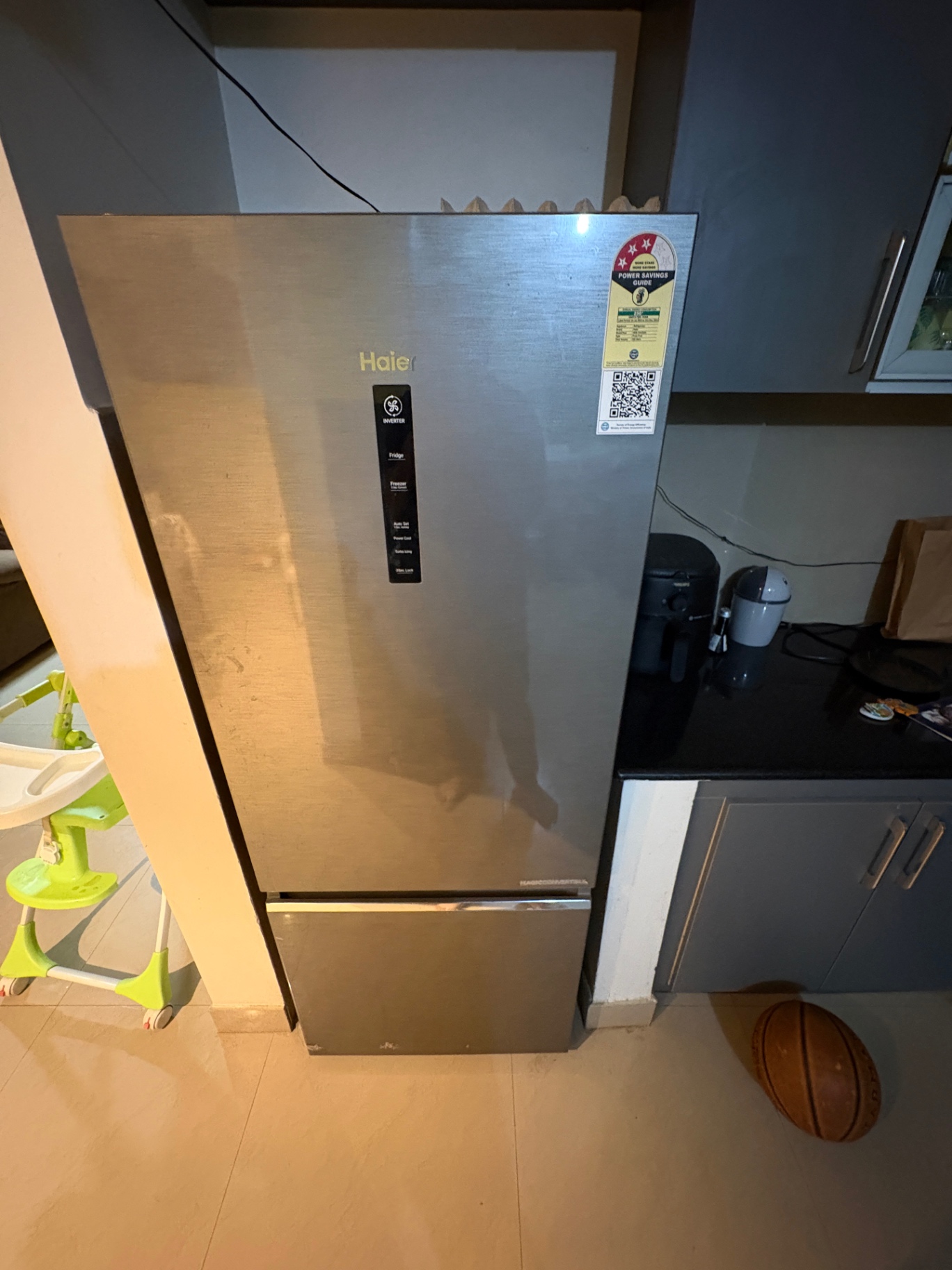 Haier Refrigerator 325L Bottom Freezer  - Image 1