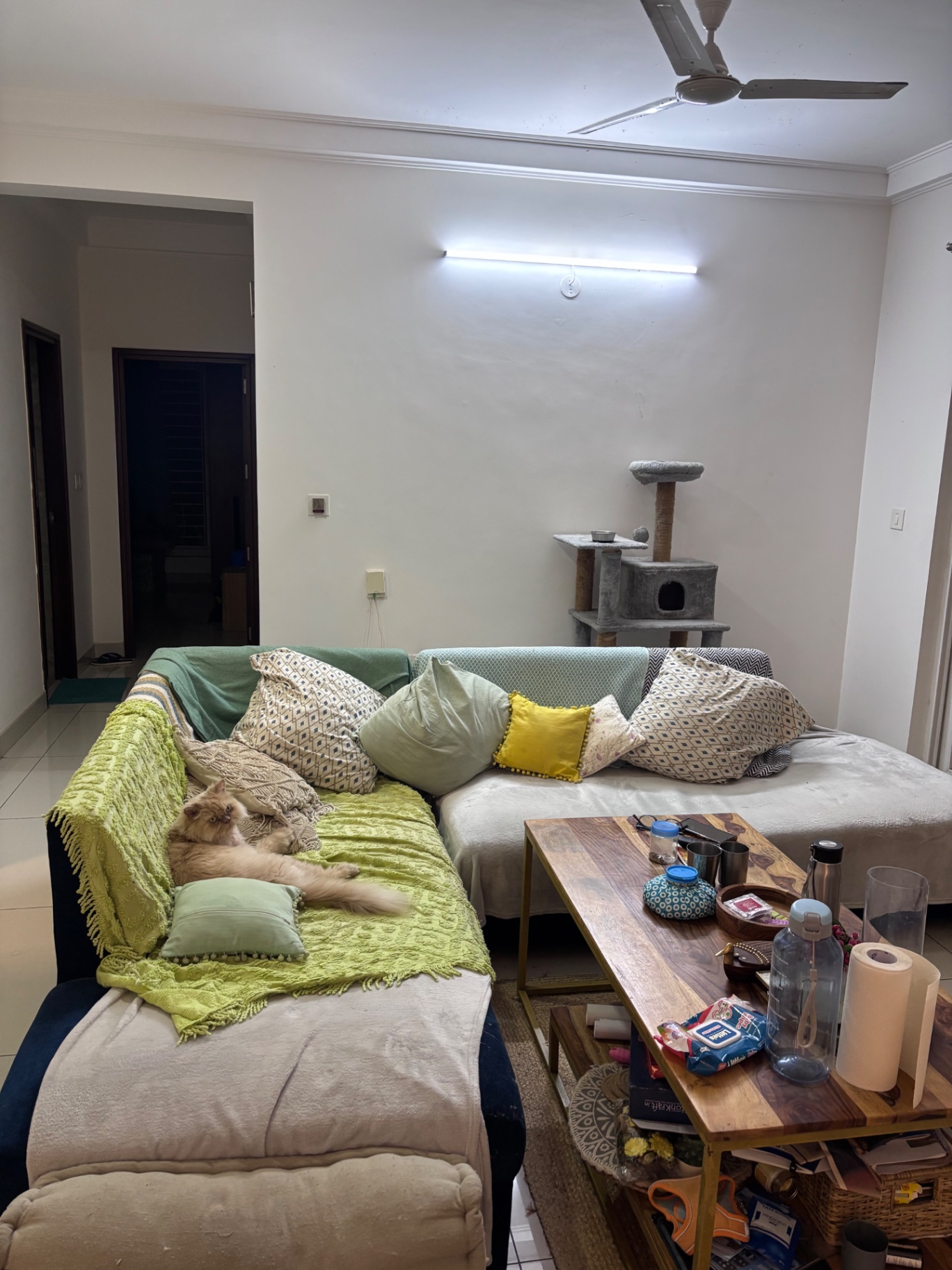 3 Year Old Custom Made L Shaped Sofa ( 5-6  Seater) - Image 4