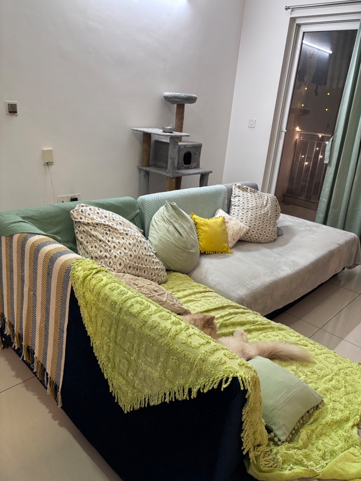 3 Year Old Custom Made L Shaped Sofa ( 5-6  Seater) - Image 2