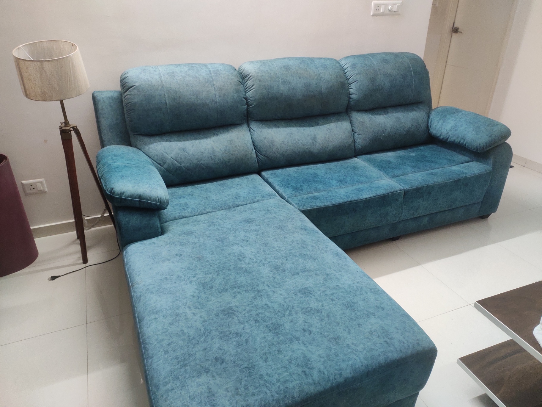 L-Shaped Sofa with Lounger - Image 2
