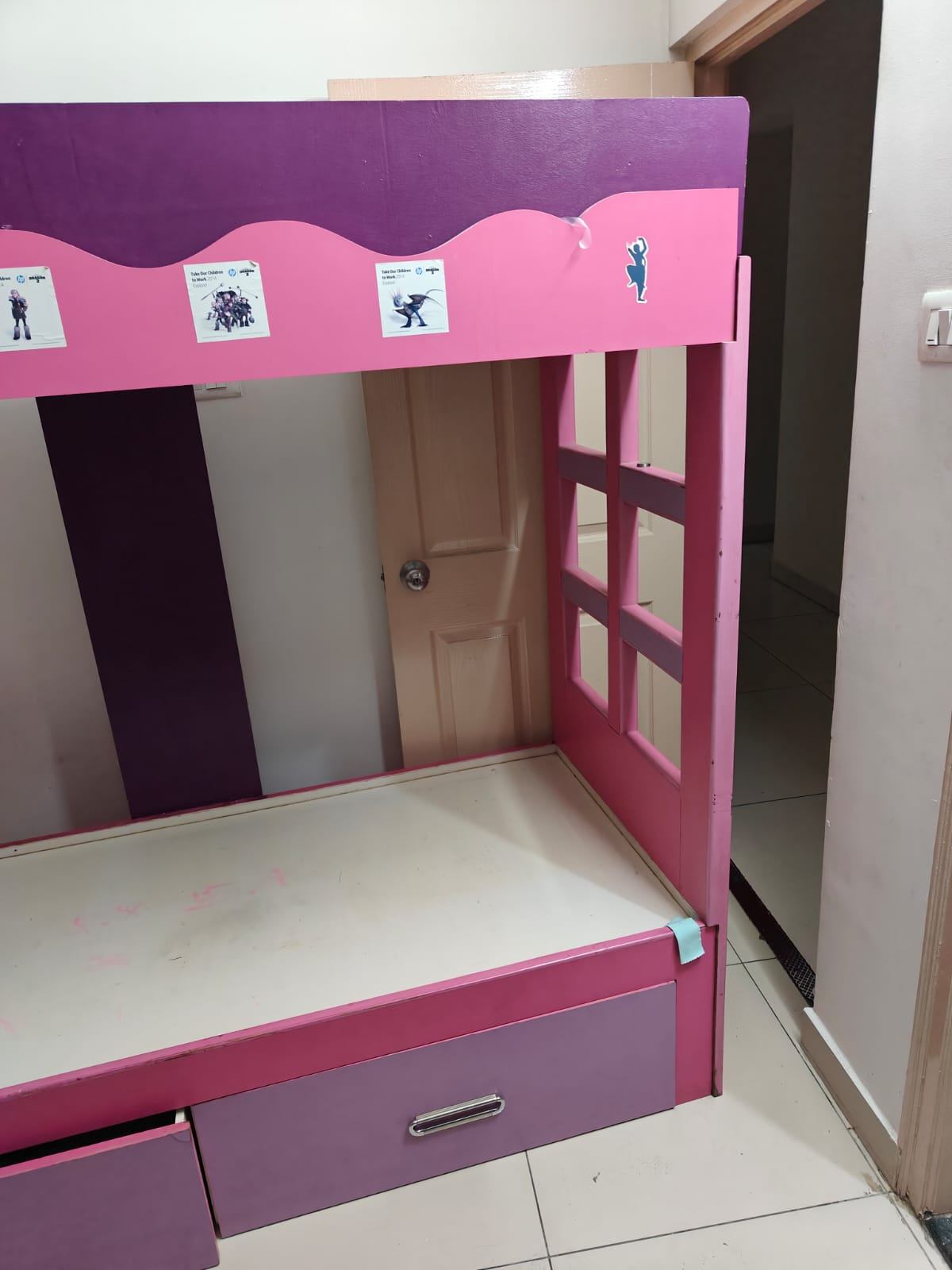 Home made customized Wooden storage bunker bed - Image 1