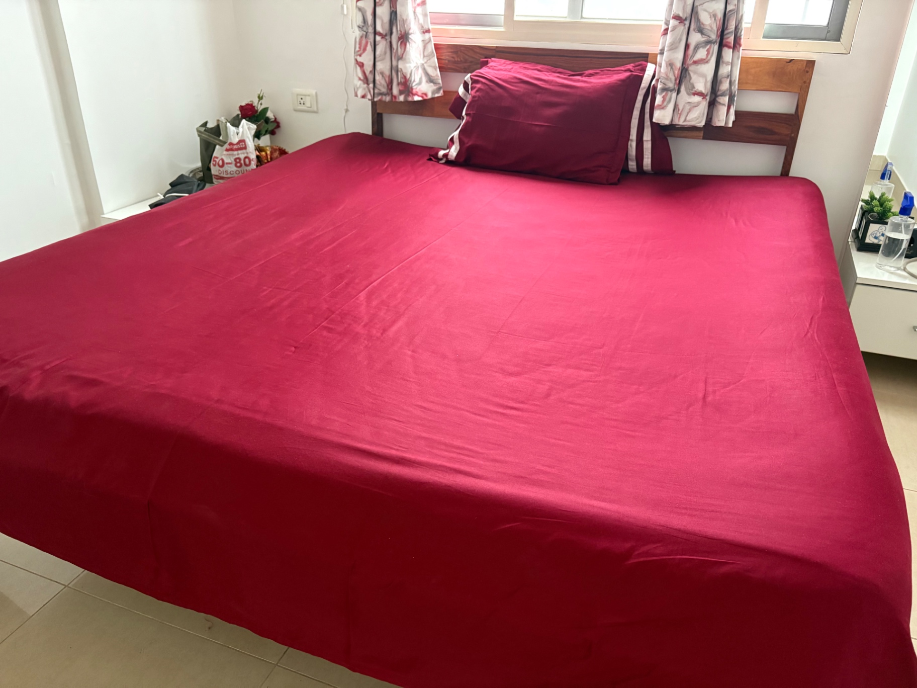 Sheesham make Queen Bed Without Storage - Image 4