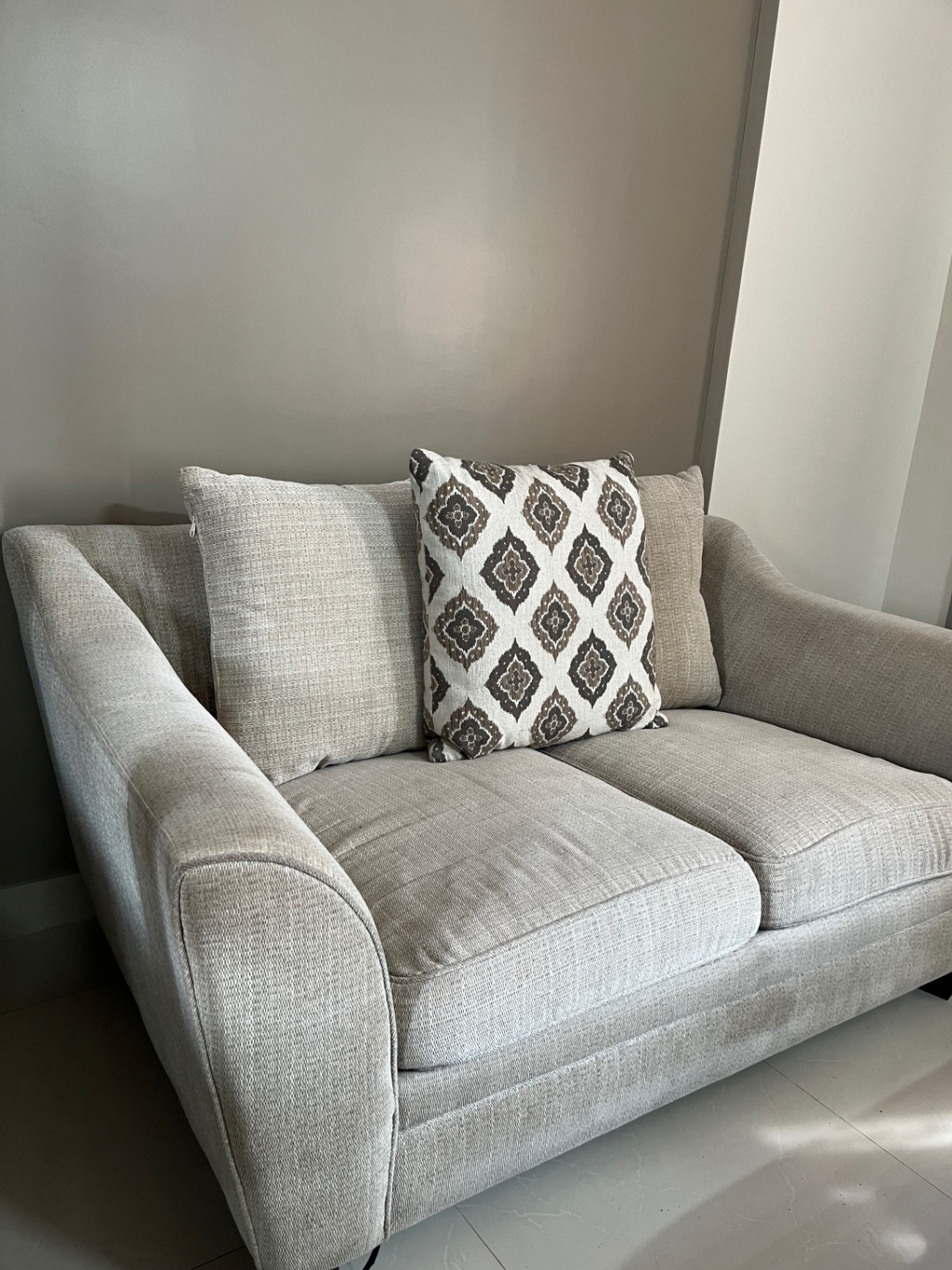 Plush Fabric Sofa  - Image 2