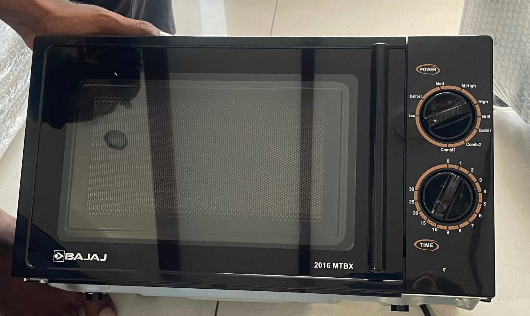 Bajaj 20L Grill Microwave Oven (Black) At best price available available for Sale - Image 1
