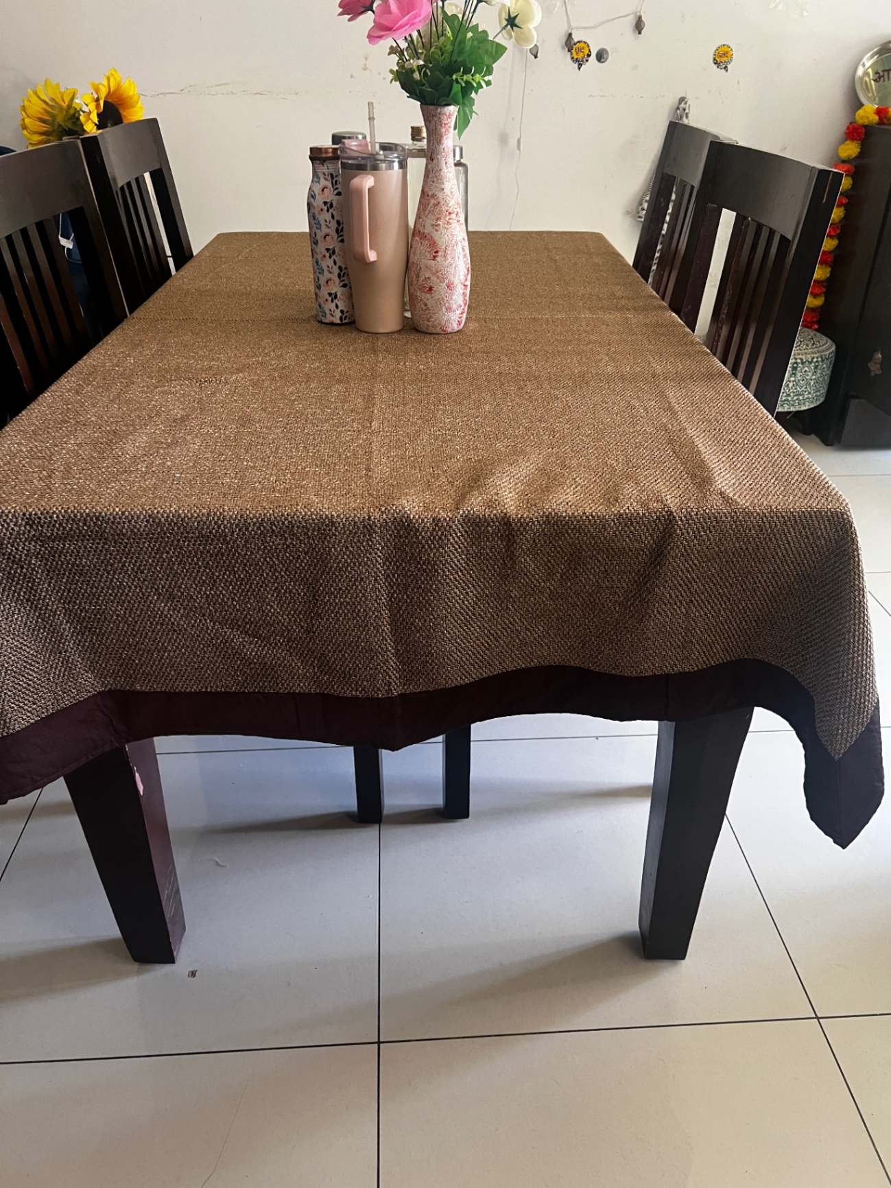 Dining table with chair for sale - Image 3