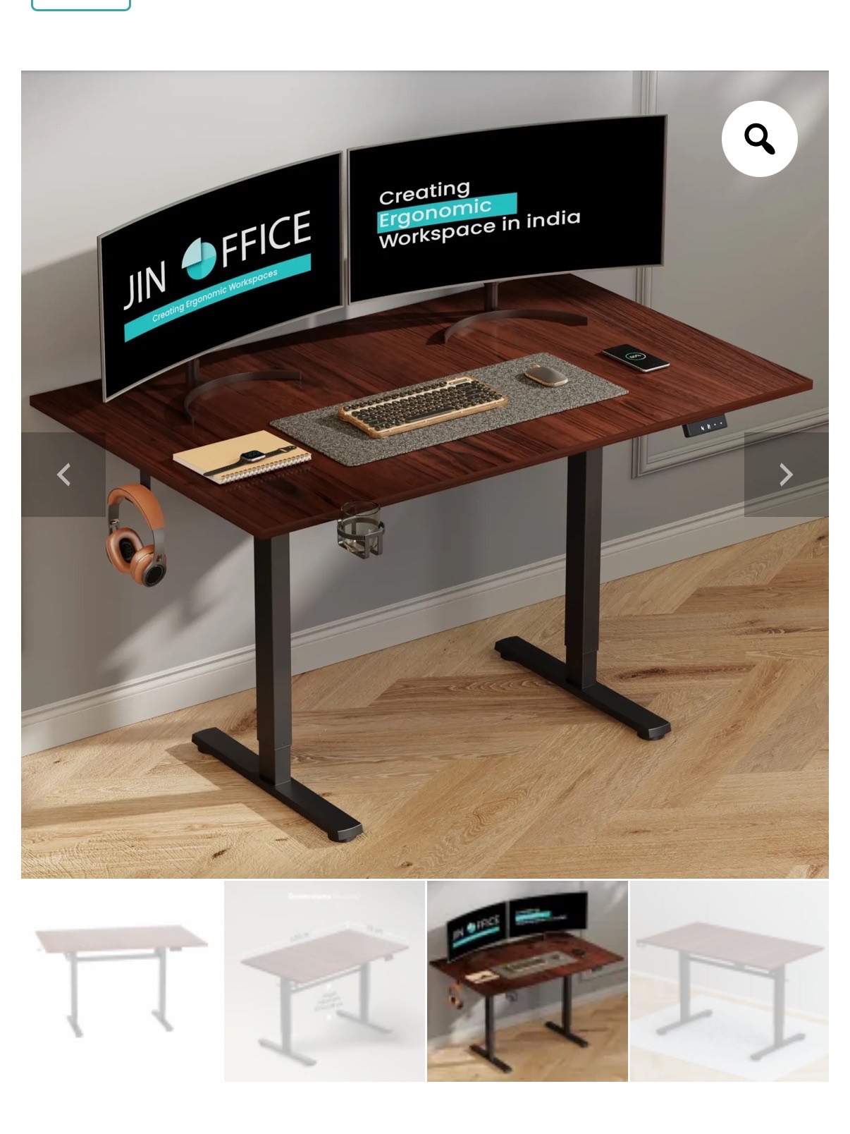 Jin office electrically height adjustable table  - Image 3
