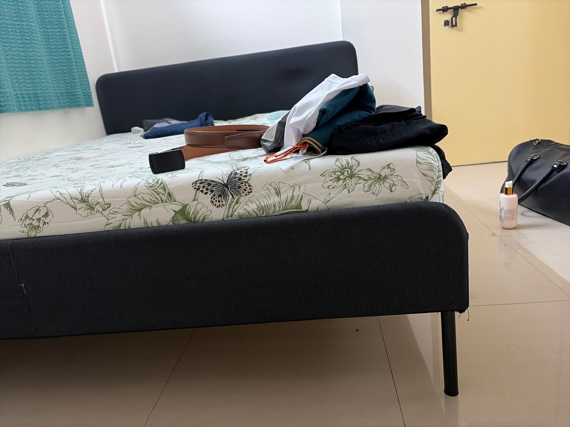 Sparingly used IKEA bed and mattress  - Image 1