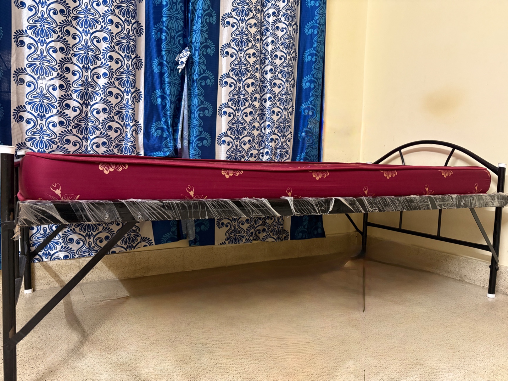 Single Foldable Bed with Mattress (Move Out Sale) - Image 3